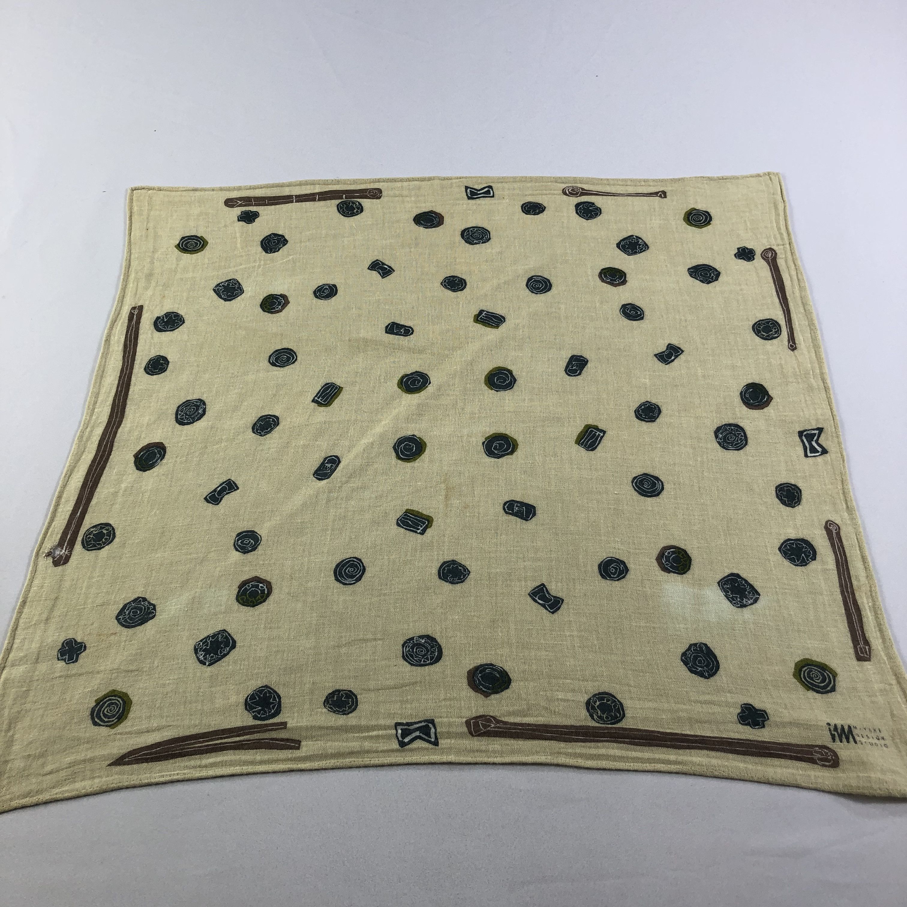 Issey Miyake Issey Miyake Handkerchief Neckerchief Bandana H1782 Size ONE SIZE - 1 Thumbnail