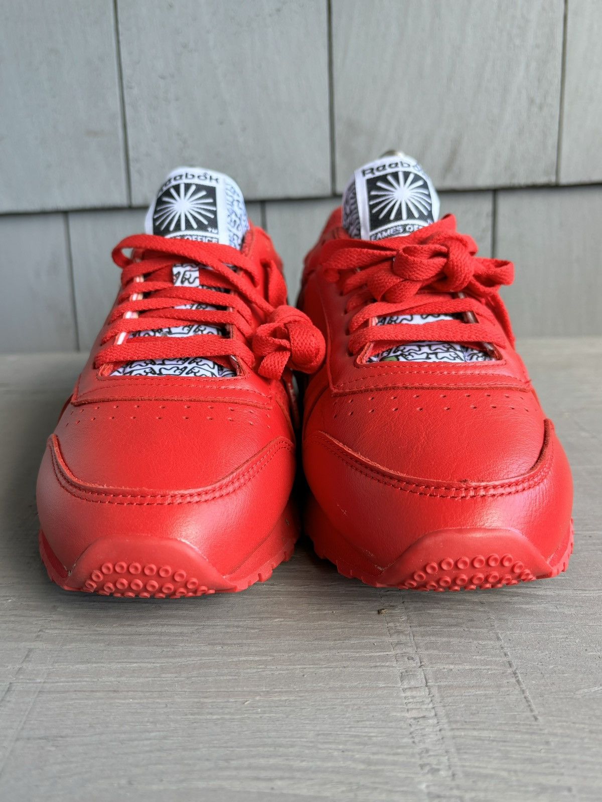 Other × Reebok Reebok x Eames Office Elephant Leather Vector Red October Size US 7 / EU 40 - 9 Thumbnail