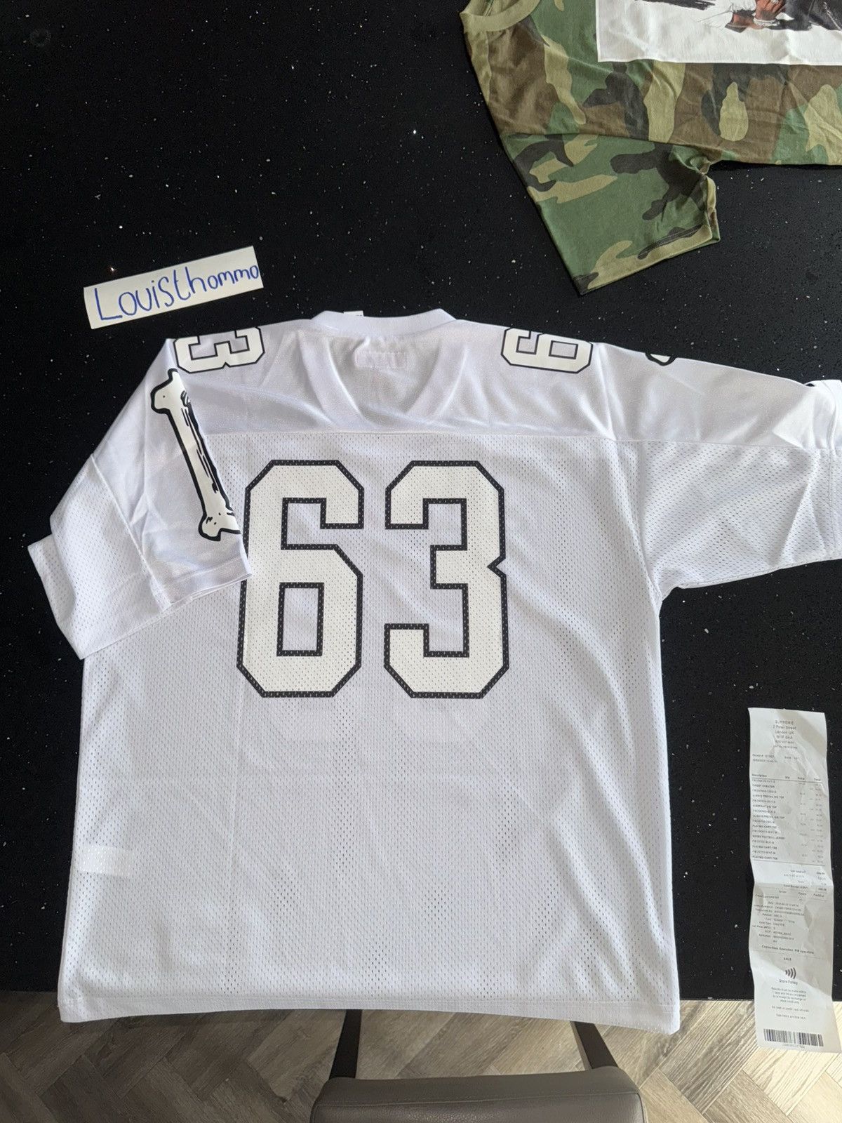 Supreme Supreme Bones White Football Jersey Fw25 Size US M / EU 48-50 / 2 - 8 Thumbnail