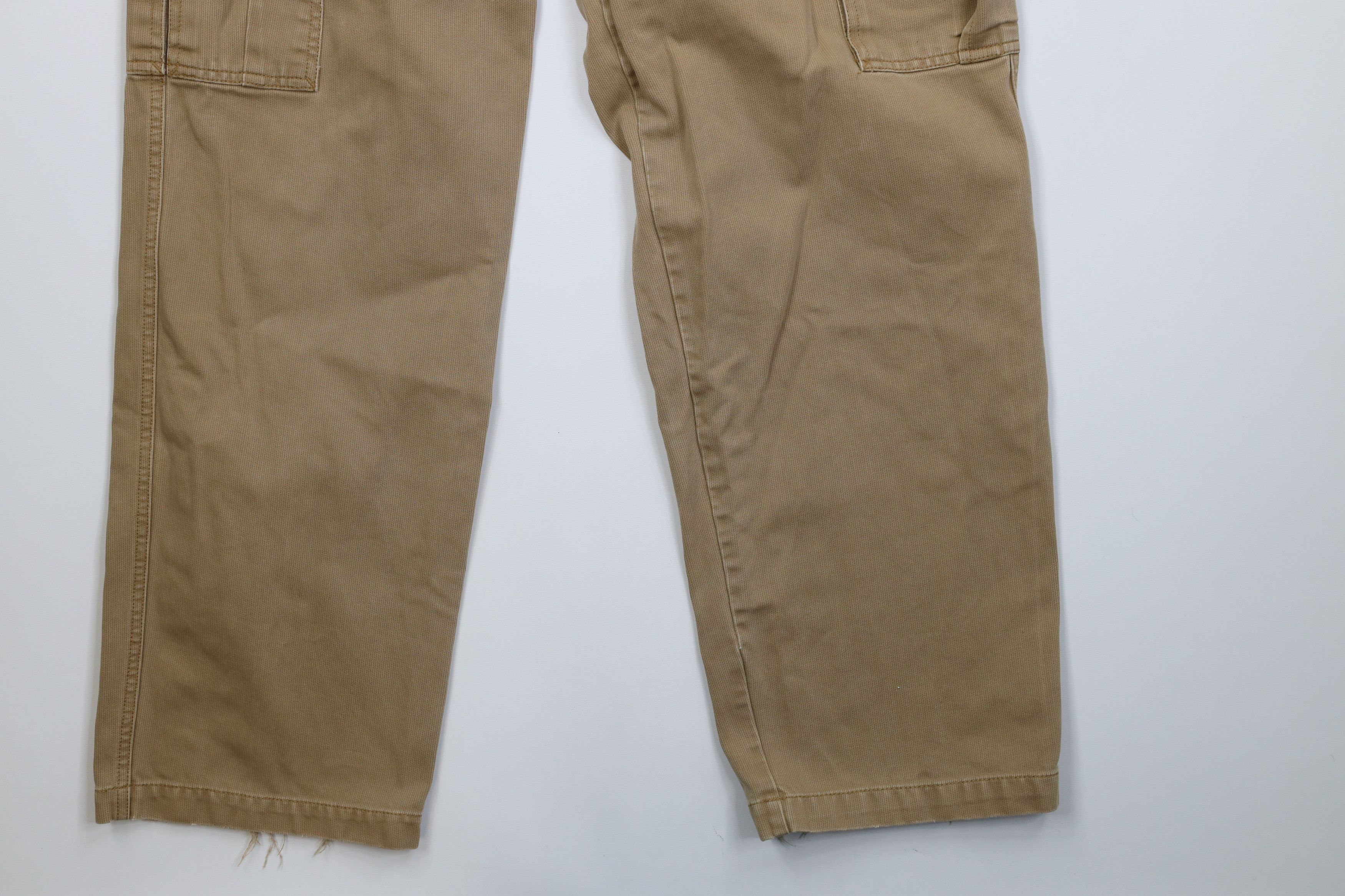 Vintage Vintage Y2K Streetwear Heavy Ribbed Whipcord Wide Leg Pants Size US 30 / EU 46 - 5 Thumbnail