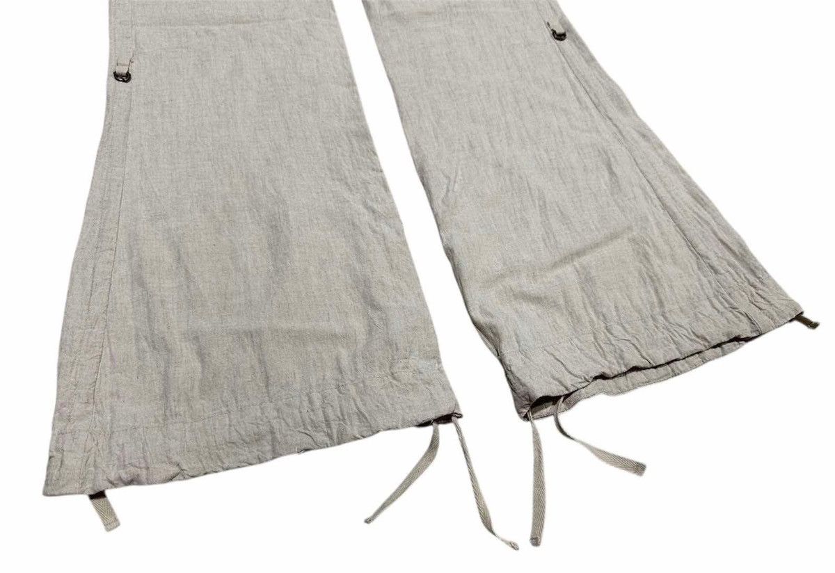 If Six Was Nine 🔥Sick Y2K Goa Hemp Flared Pants Size US 30 / EU 46 - 3 Thumbnail