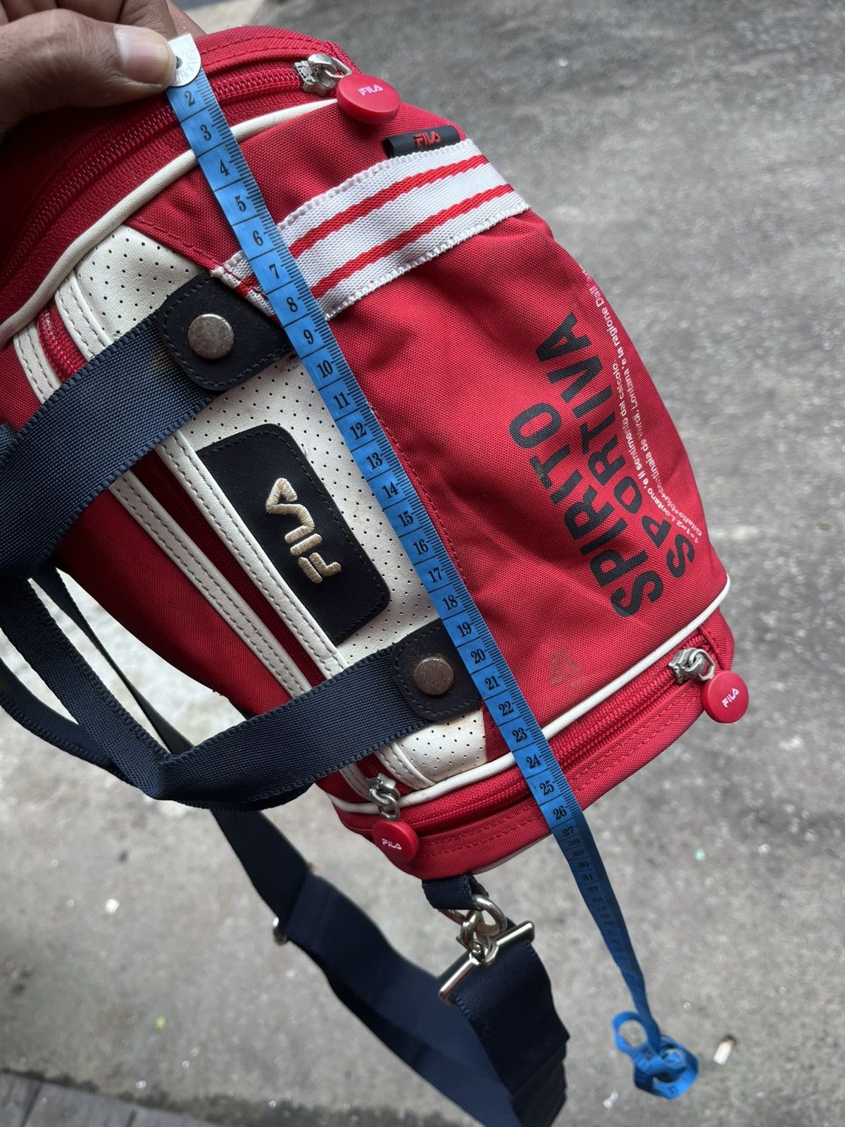 Fila VTG 2007 Fila "Spirito Sportivo" Mini Duffle Sling Bag Y2K Size ONE SIZE - 21 Thumbnail