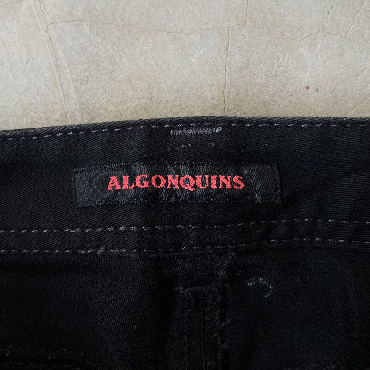 Le Grande Bleu (L.G.B.) 2000s Algonquins Gothic Fit Skinny Black Japanese Pants Size 30" / US 8 / IT 44 - 7 Thumbnail