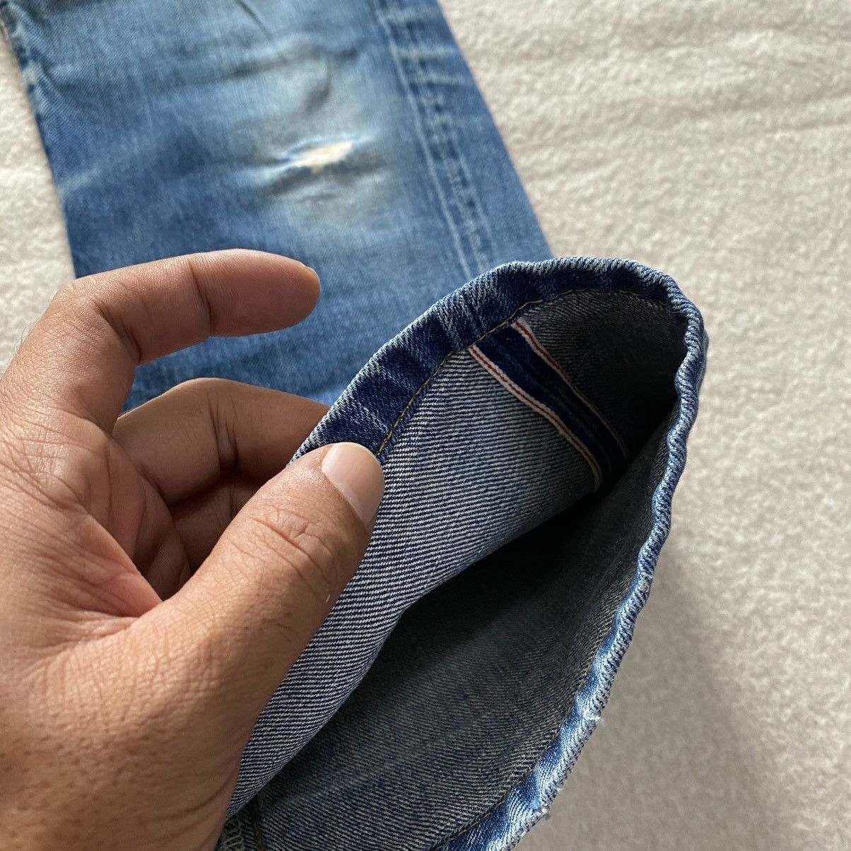 Hysteric Glamour × Vintage Vintage Hysteric Glamour Selvedge Distressed Denim w30 Size US 30 / EU 46 - 6 Thumbnail