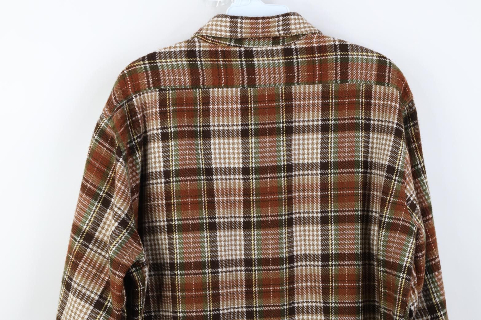 Vintage Vintage 70s 80s Streetwear Tone Knit Collared Button Shirt Size US XL / EU 56 / 4 - 12 Thumbnail