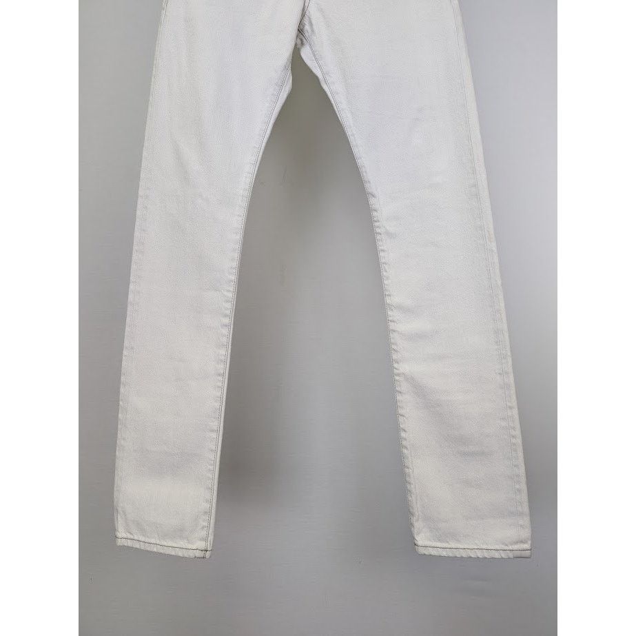 Saint Laurent Paris o1rshd1 Slim Fit Jeans in White Size US 28 / EU 44 - 4 Thumbnail