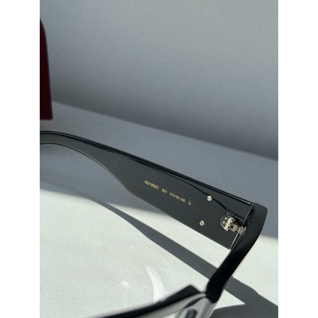 Gucci NEW Gucci GG1952O Black Thick Rim Eyeglasses Frames $515 Size ONE SIZE - 5 Thumbnail