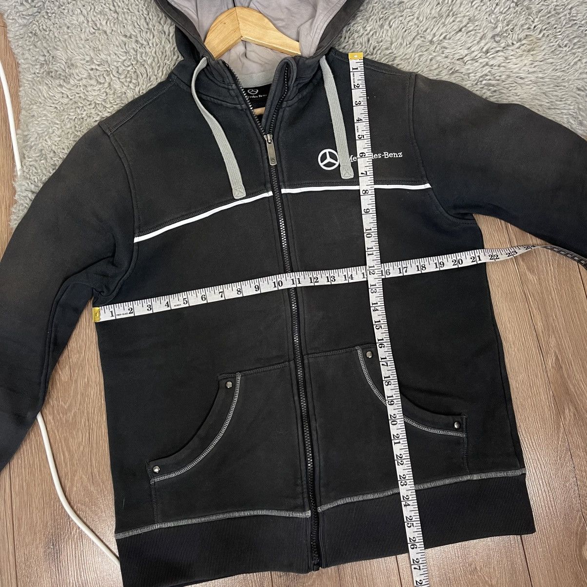 Mercedes-Benz Vintage Mercedes Benz Zip Hoodie Size US M / EU 48-50 / 2 - 8 Thumbnail