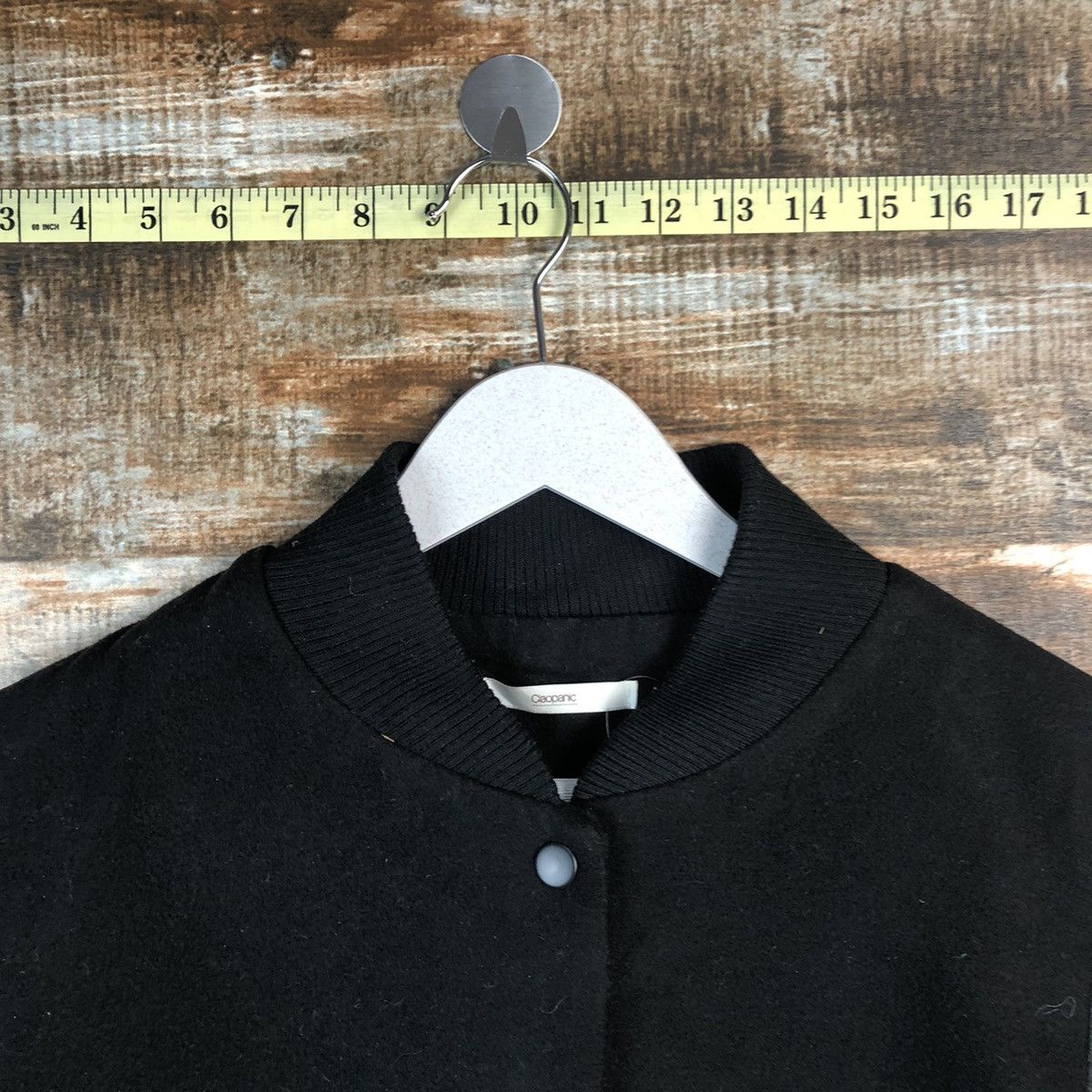 Ciaopanic Ciao Panic Black Long Bombers Jacket #A1307 Size S / US 4 / IT 40 - 4 Thumbnail