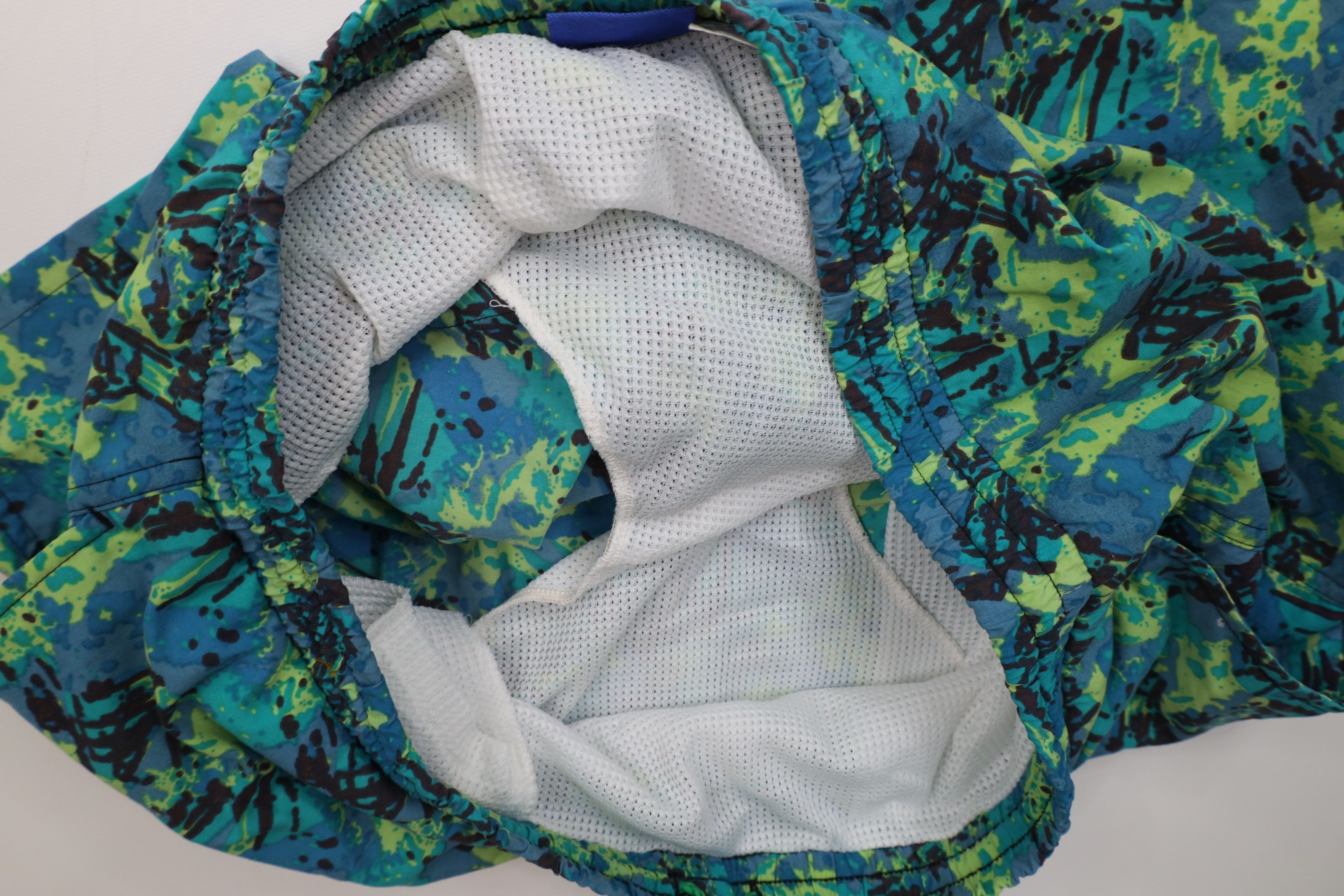 Vintage Vintage 90s Streetwear Paint Splatter Lined Shorts Trunks Size US 34 / EU 50 - 8 Thumbnail