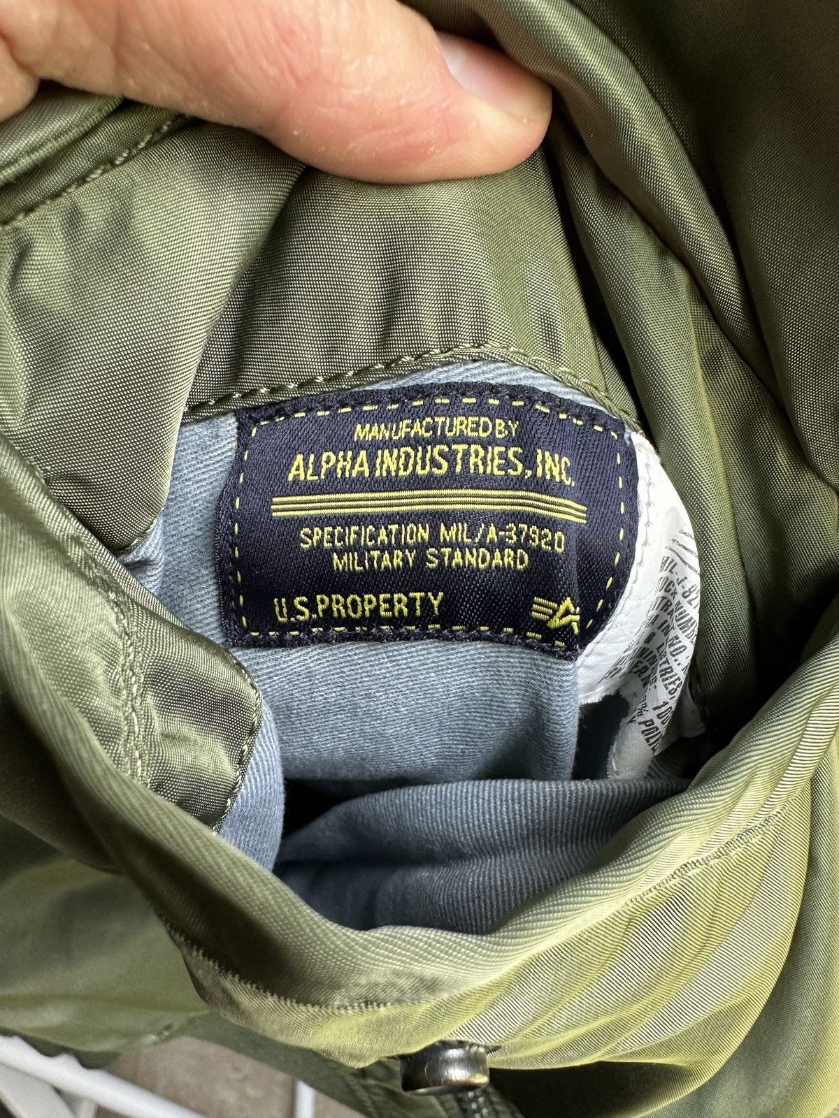 Alpha Industries Vintage Alpha Industries Reversible Bomber Jacket Green Size US M / EU 48-50 / 2 - 12 Thumbnail