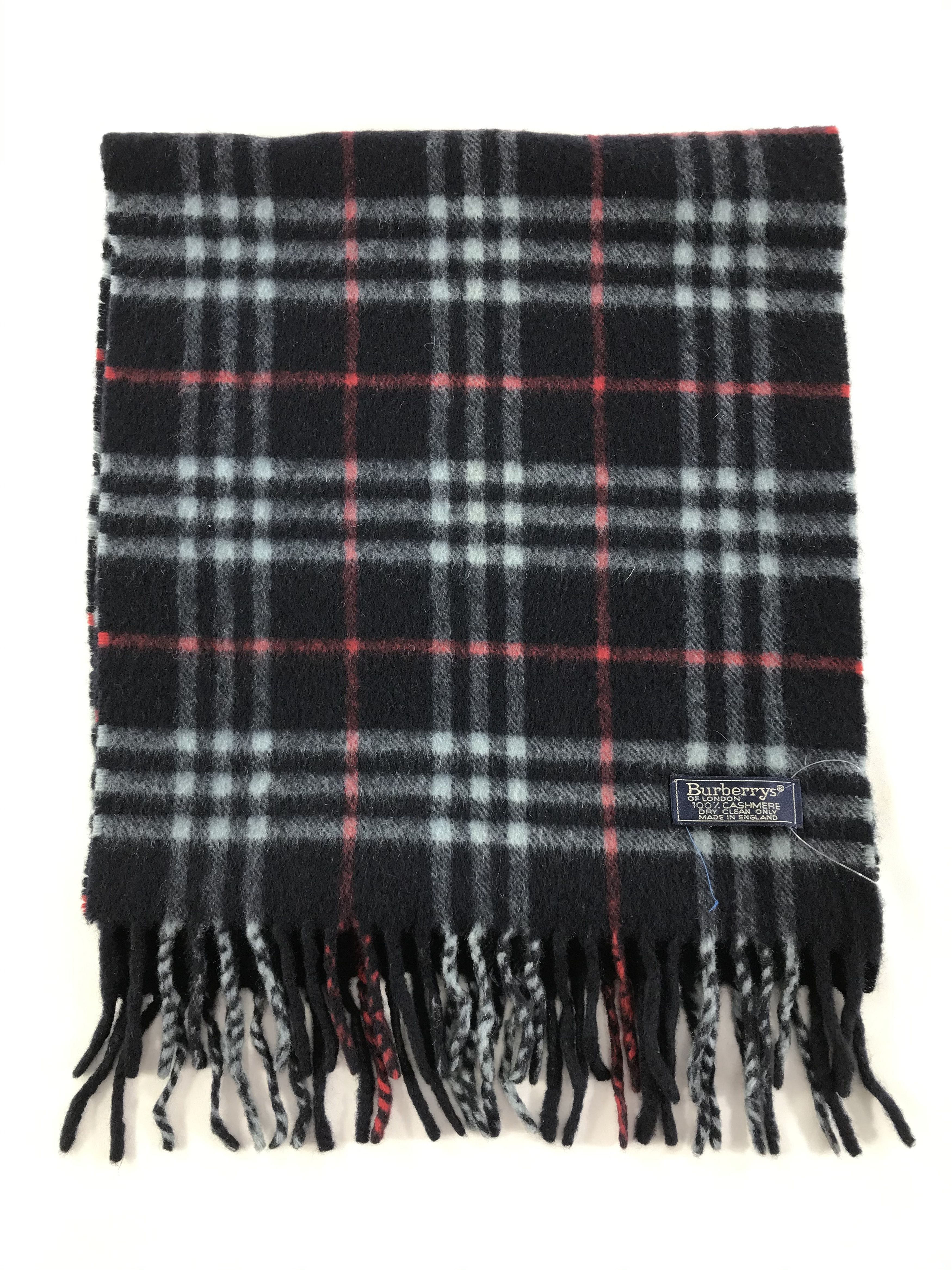 Burberry × Vintage Burberry Scarf / Muffler / Neckwear - WW2545 Size ONE SIZE - 2 Thumbnail
