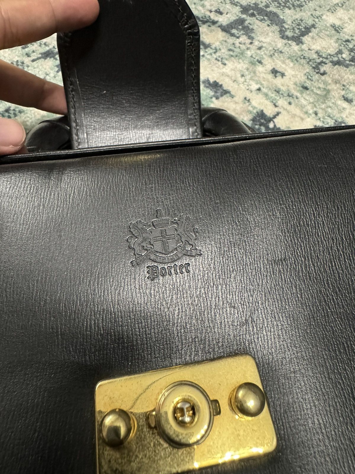 Porter VTG PORTER FULL LEATHER BRIEFCASE Size ONE SIZE - 5 Thumbnail