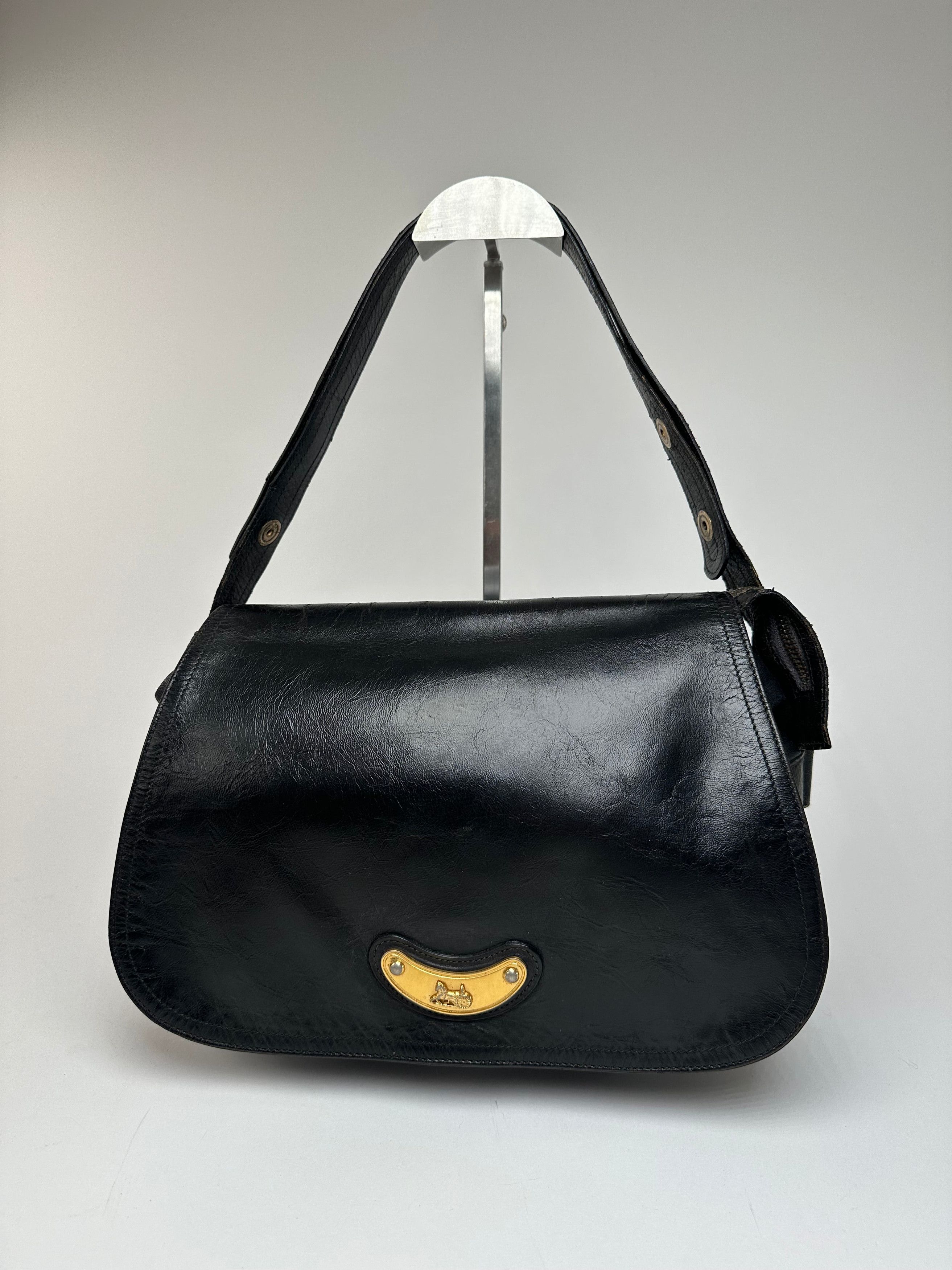 Celine Vintage Paris Multiway Leather Handbag Black Size ONE SIZE - 1 Thumbnail