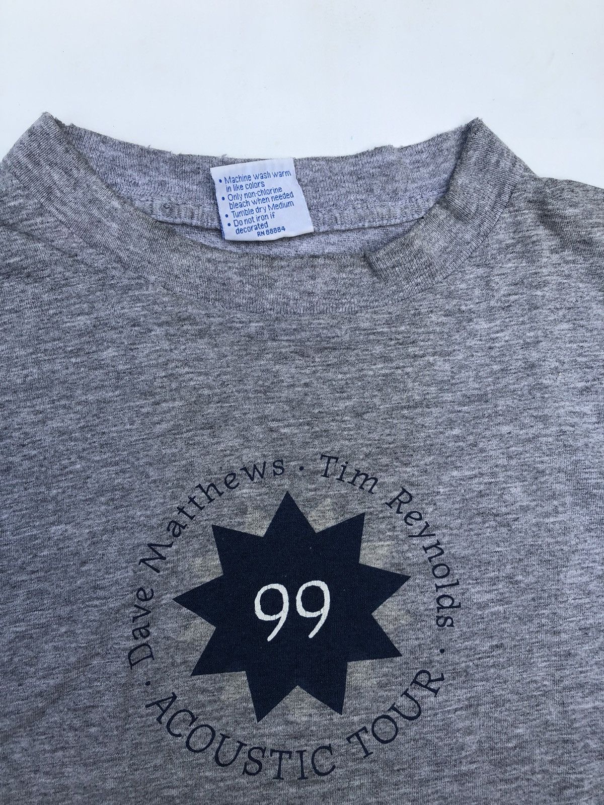 Band Tees × Japanese Brand Dave Matthews Tim Reynolds Acoustic Tour 99 T shirt Size US XL / EU 56 / 4 - 6 Thumbnail