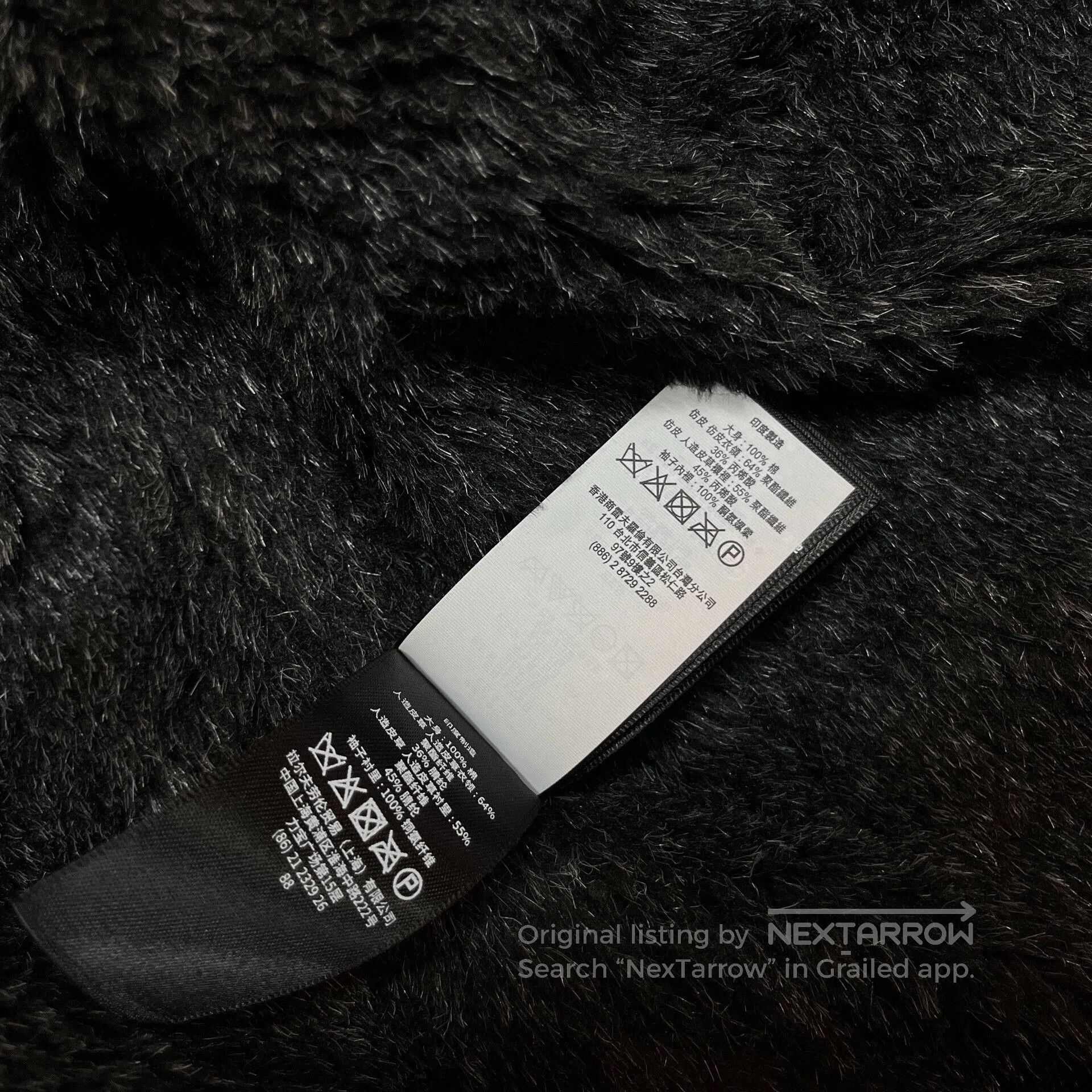RRL Ralph Lauren RRL Faux Fur Jacket for Autumn Winter. Size US M / EU 48-50 / 2 - 7 Thumbnail