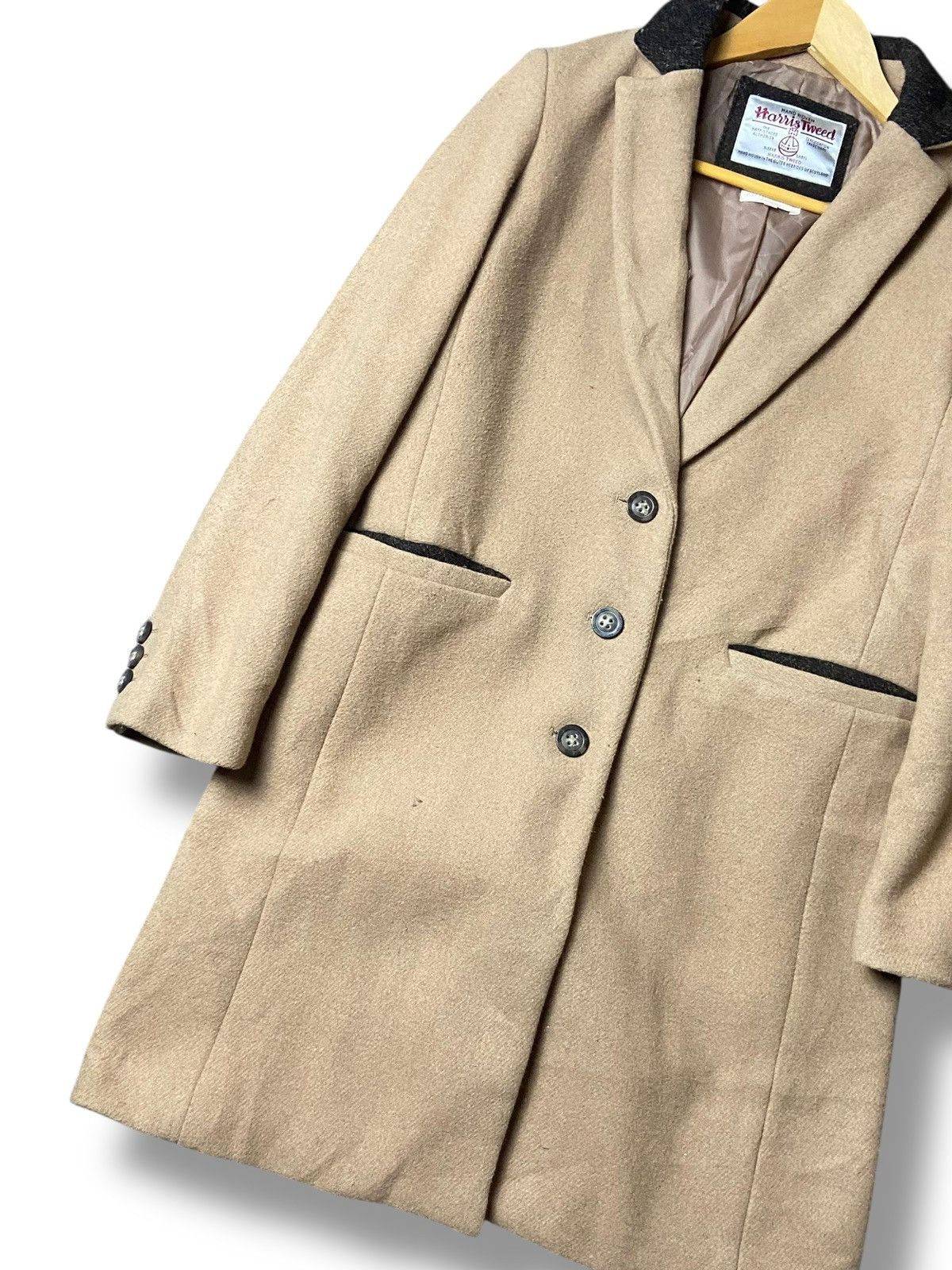 Harris Tweed Harris Tweed x Earth Music & Ecology Wool Coat (145) Size US S / EU 44-46 / 1 - 2 Thumbnail