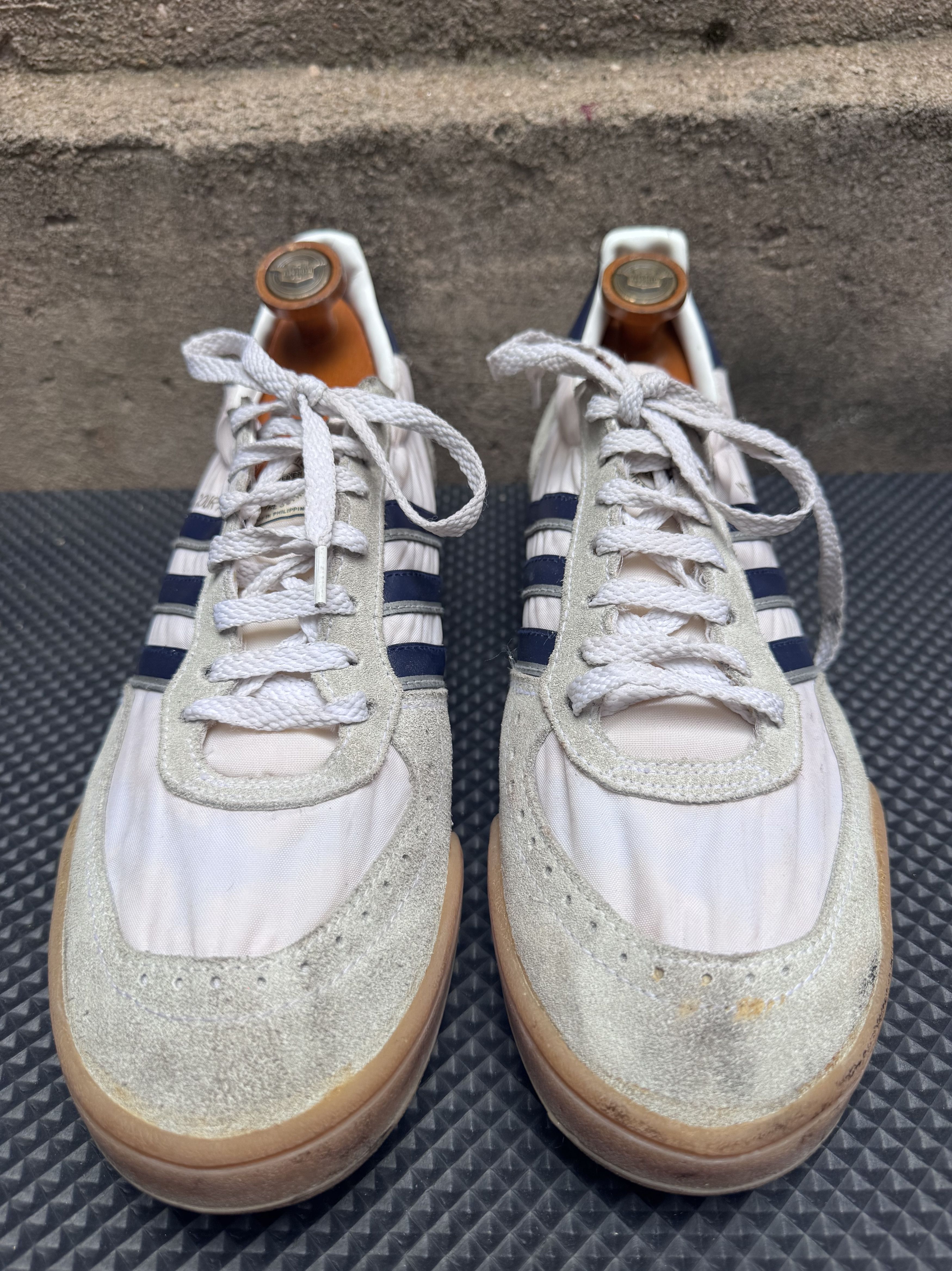 Adidas OG Vtg 70's Adidas Indoor Court Classic Running Trainers Size US 11.5 / EU 44-45 - 3 Thumbnail