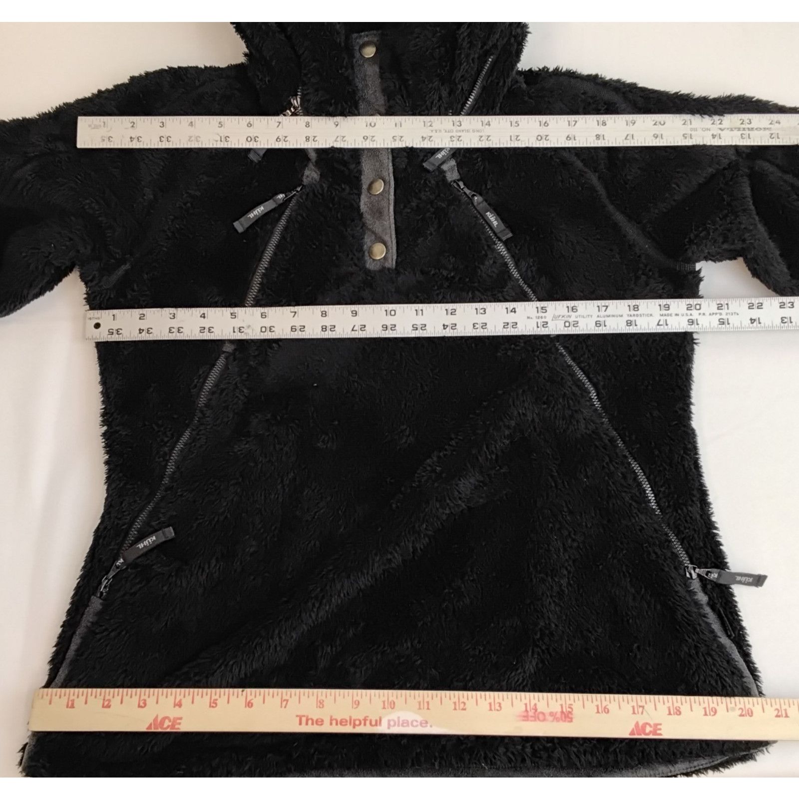 Kuhl Kuhl Flight Pullover Fleece Jacket Women's M Black 1/4 Snap Size M / US 6-8 / IT 42-44 - 10 Thumbnail