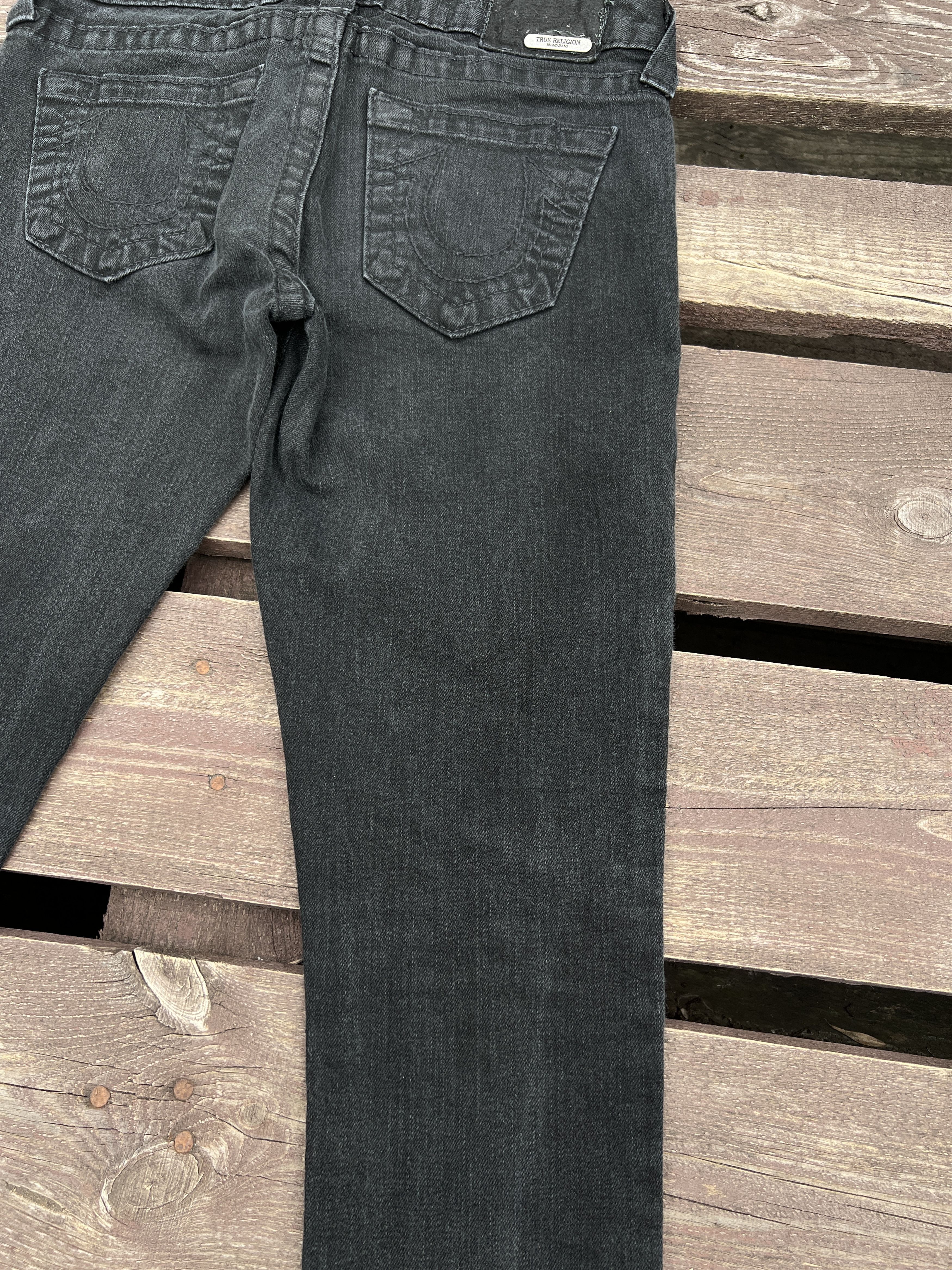 True Religion True Religion Y2K Vintage Casey Black Jeans Size 27" / US 4 / IT 40 - 8 Thumbnail