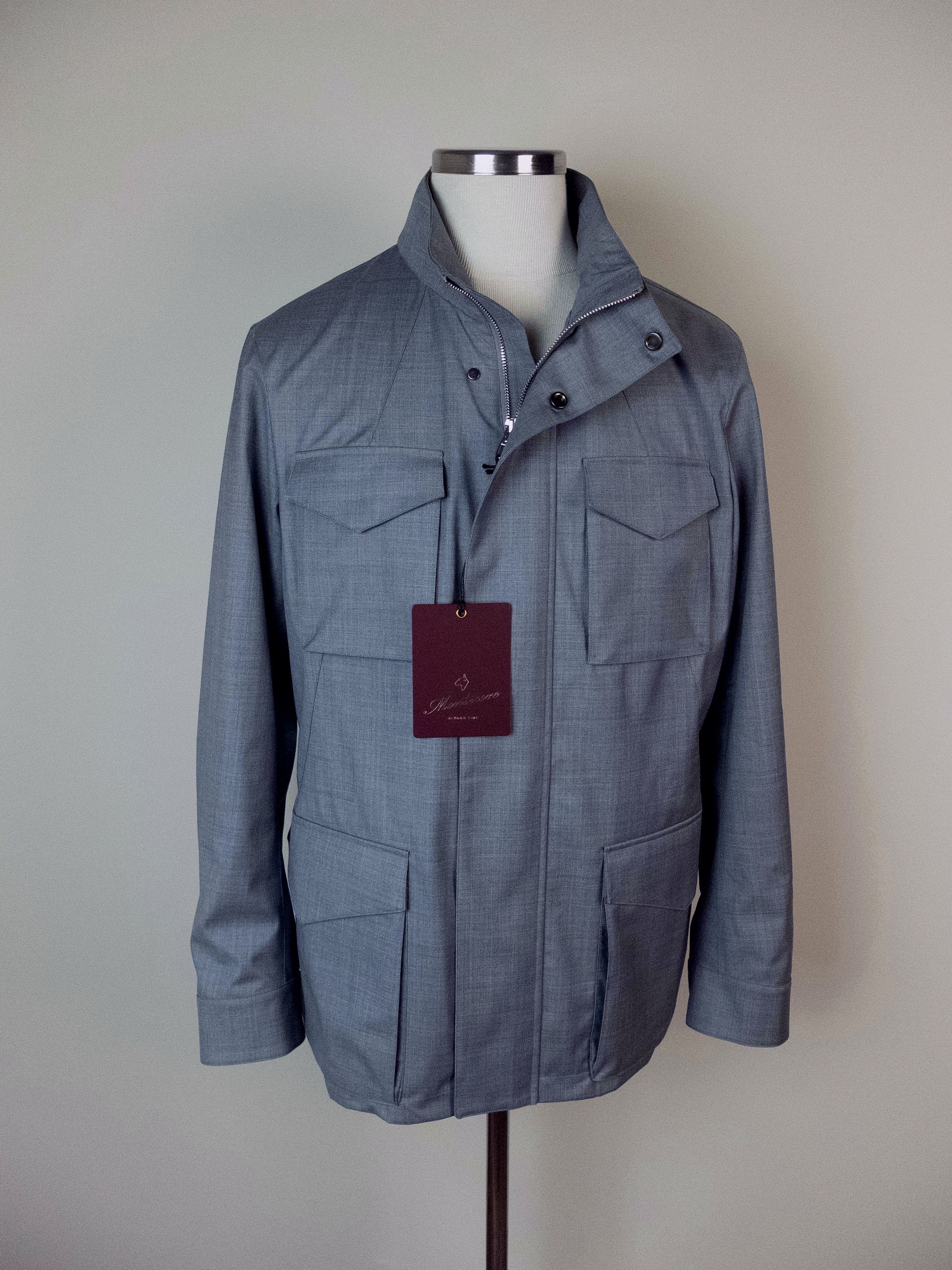 Montecore MONTECORE regular fit gray wool jacket 54 / XXL Size US XXL / EU 58 / 5 - 1 Thumbnail