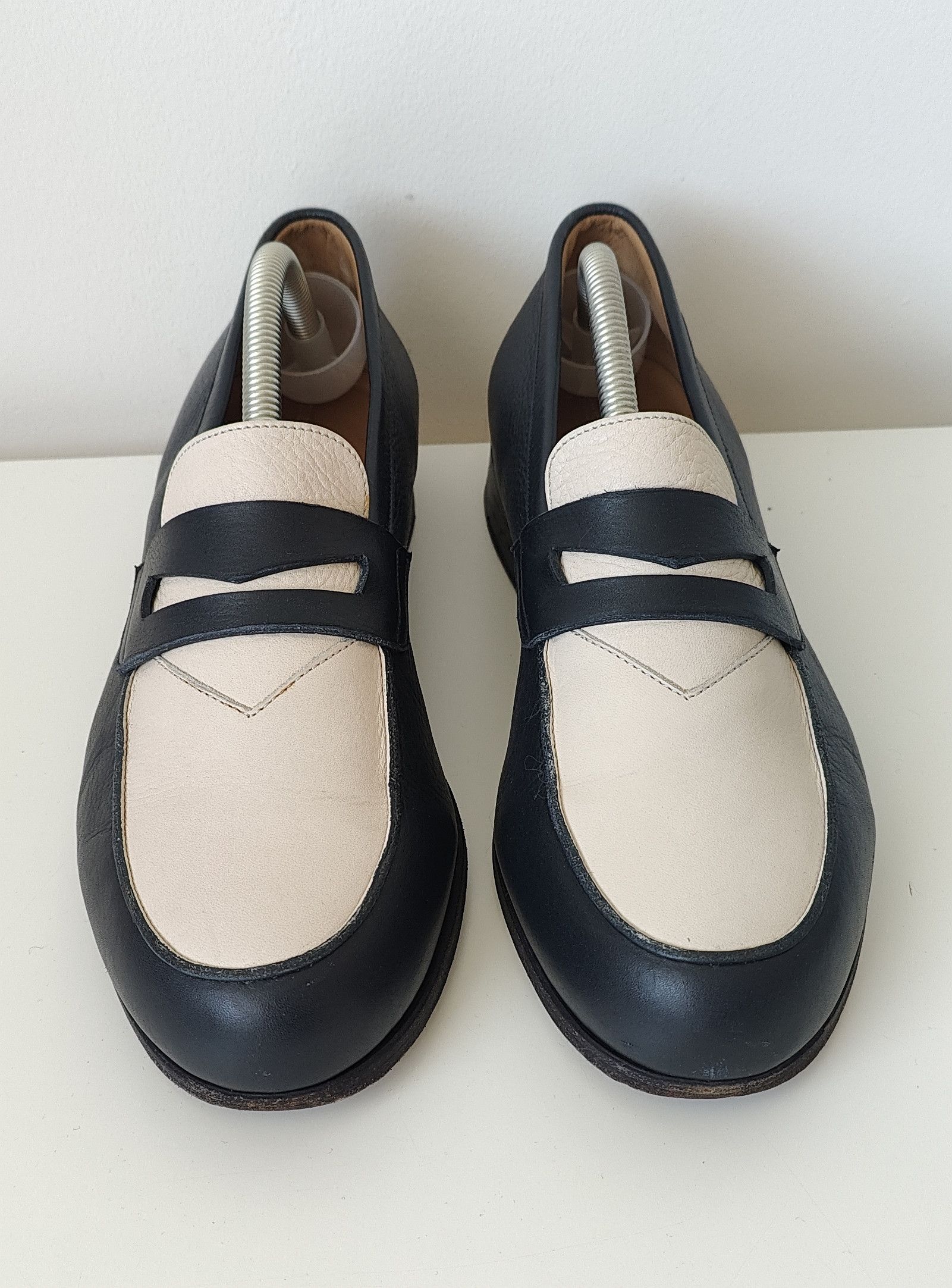 Maison Kitsune Maison Kitsune Luxury Leather Penny Loafers Size US 10 / EU 43 - 4 Thumbnail