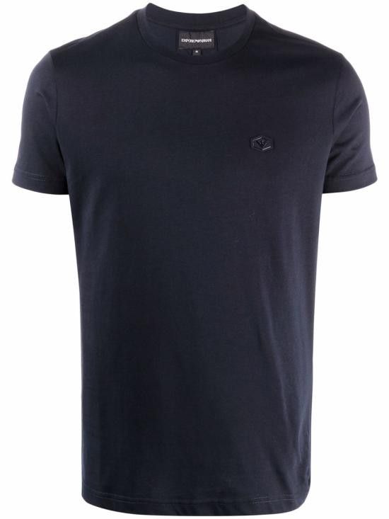 Tシャツ・カットソー EMPORIO ARMANI Men T-shirt Blue EM001070AF13747 UB118 Emporio Armani EMPORIO ARMANI Men T-Shirts EM001070