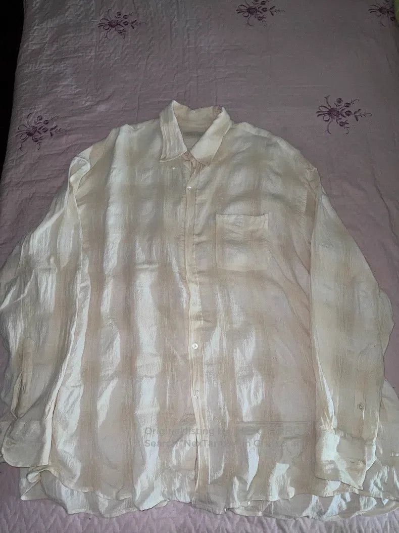 Our Legacy Our Legacy Classic checkered linen blend jacket shirt Size US M / EU 48-50 / 2 - 1 Thumbnail