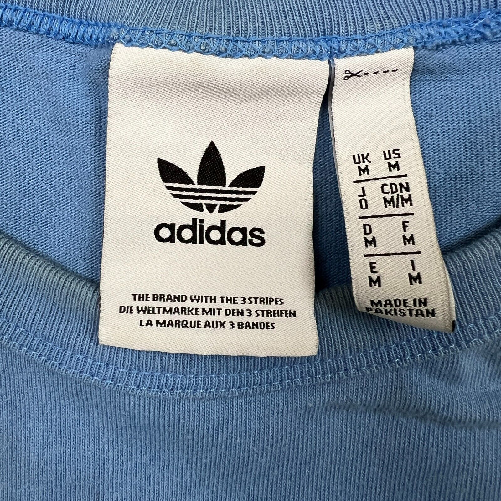 Adidas × Vintage Adidas T Shirt Medium Trefoil Spell Out Short Sleeve Tee Size US M / EU 48-50 / 2 - 6 Thumbnail