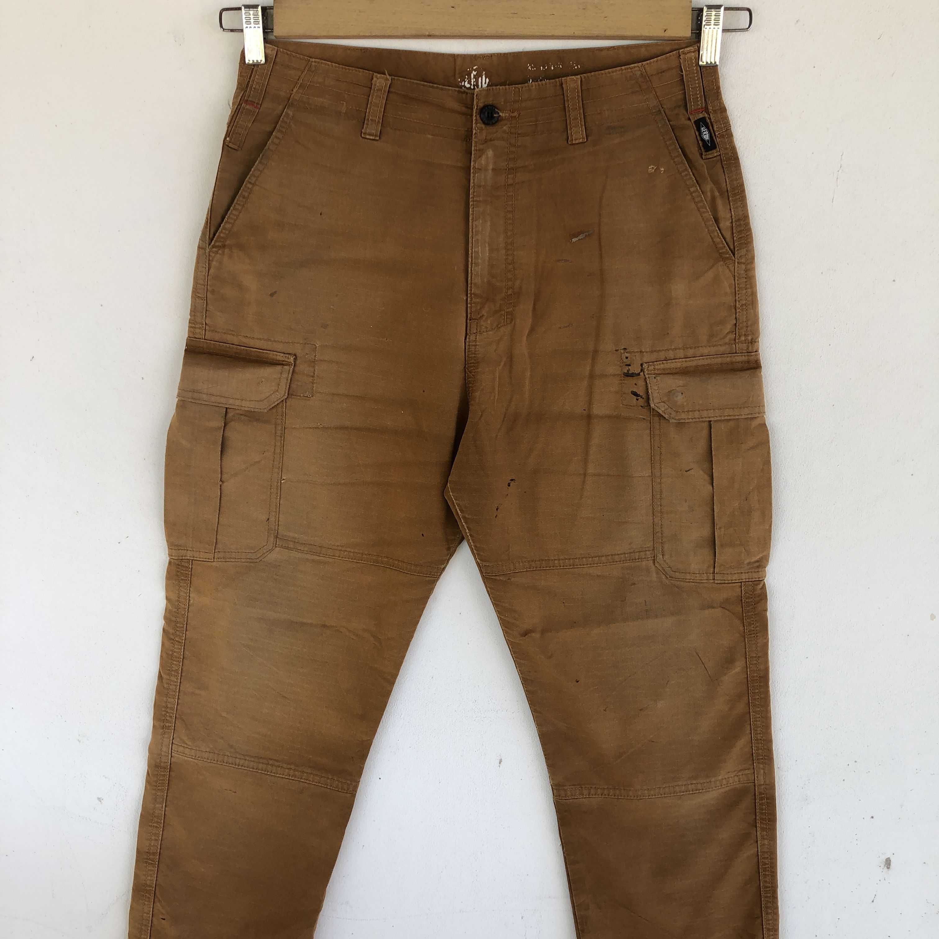 Japanese Brand Vintage Japanese Cargo Pants Multi Pocket Jogger Trousers Size US 30 / EU 46 - 3 Thumbnail