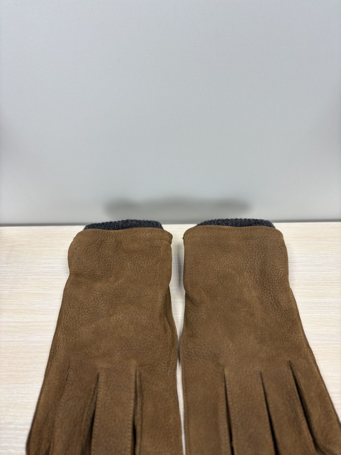 Polo Ralph Lauren × Ralph Lauren Gloves Polo Ralph Lauren Size XL Color Brown Size ONE SIZE - 3 Thumbnail