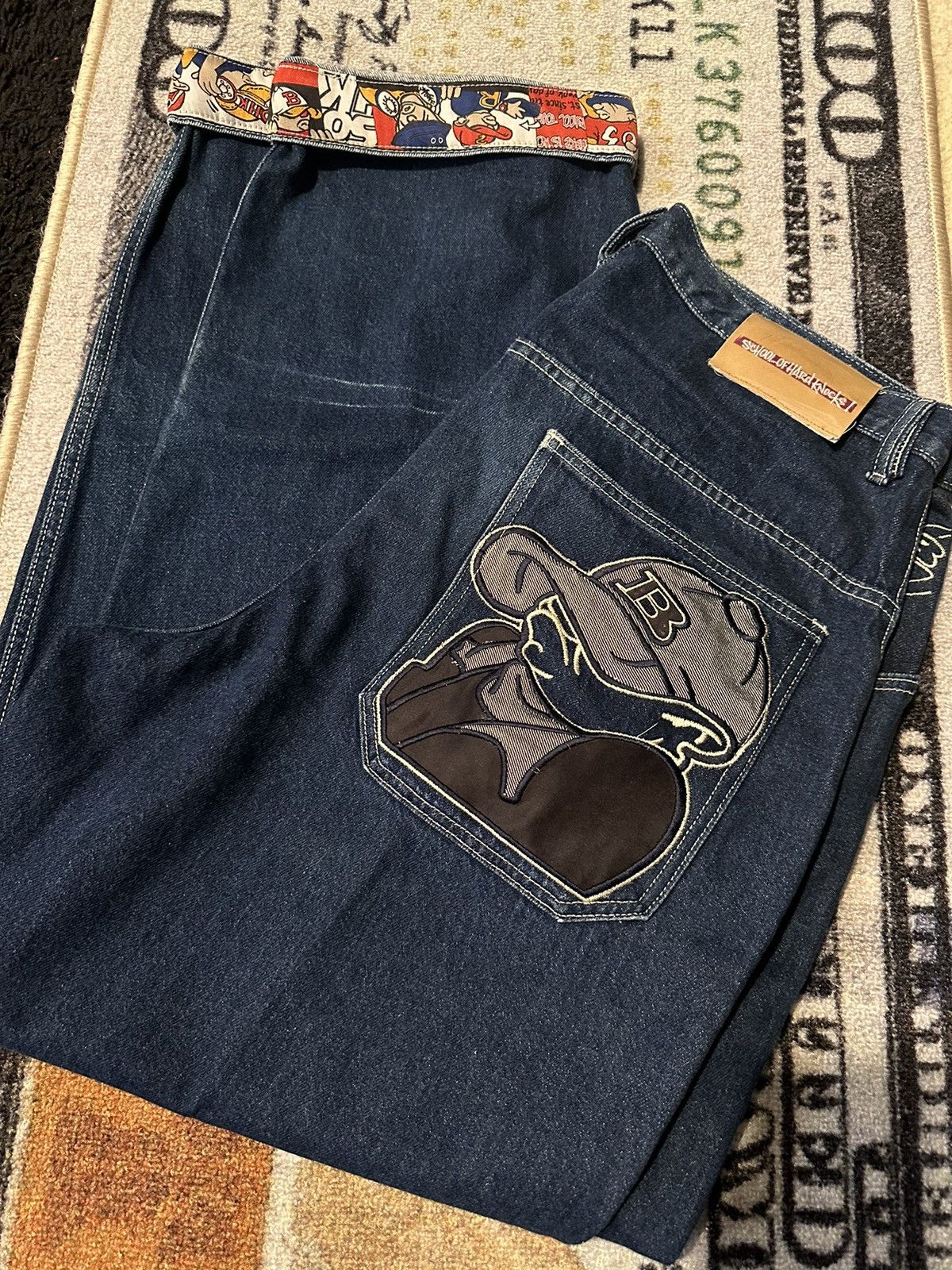 image of Sohk Vintage Pants in Blue, Men's (Size 36)