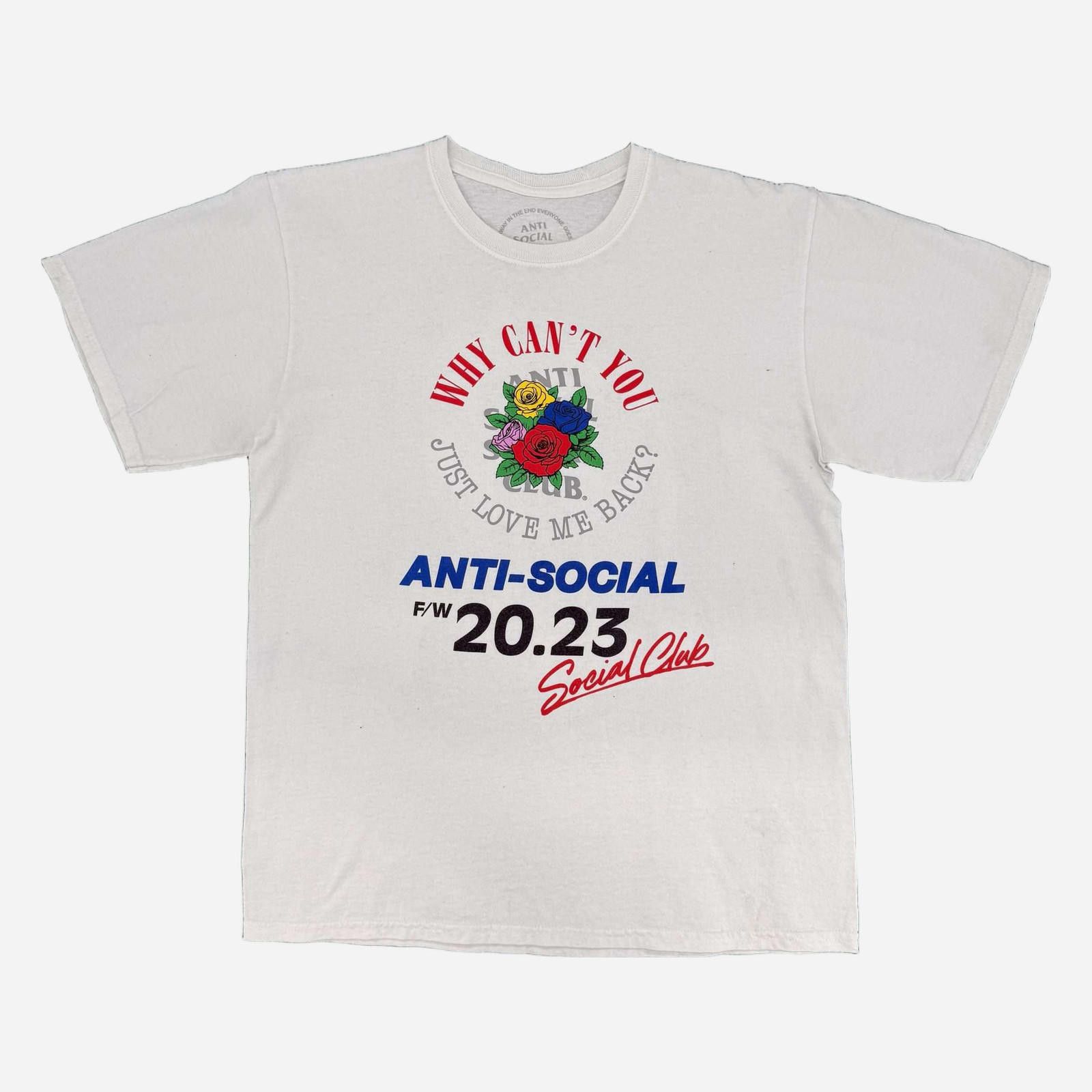 Anti Social Social Club Anti Social Social Club Why Can't You Just Love Me Back Tee Size US M / EU 48-50 / 2 - 1 Thumbnail
