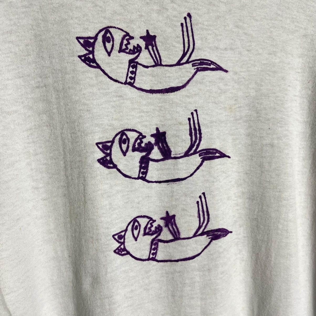 Vintage Vintage 90s Circles Eyes Art Graphic Single Stitch T-Shirt Size US XL / EU 56 / 4 - 5 Thumbnail