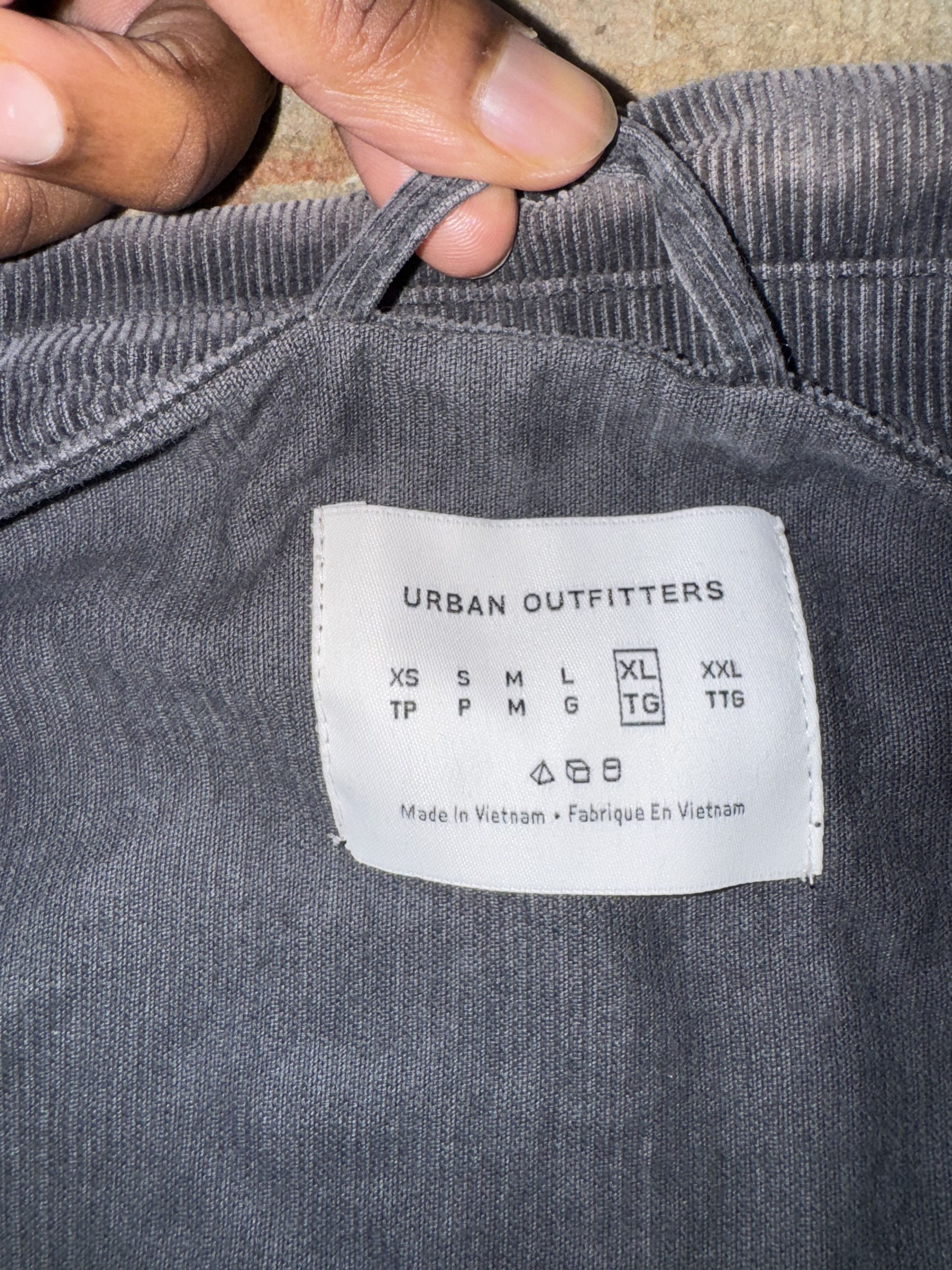 Urban Outfitters UO Corduroy Zip-Up Jacket. Size US XL / EU 56 / 4 - 8 Thumbnail