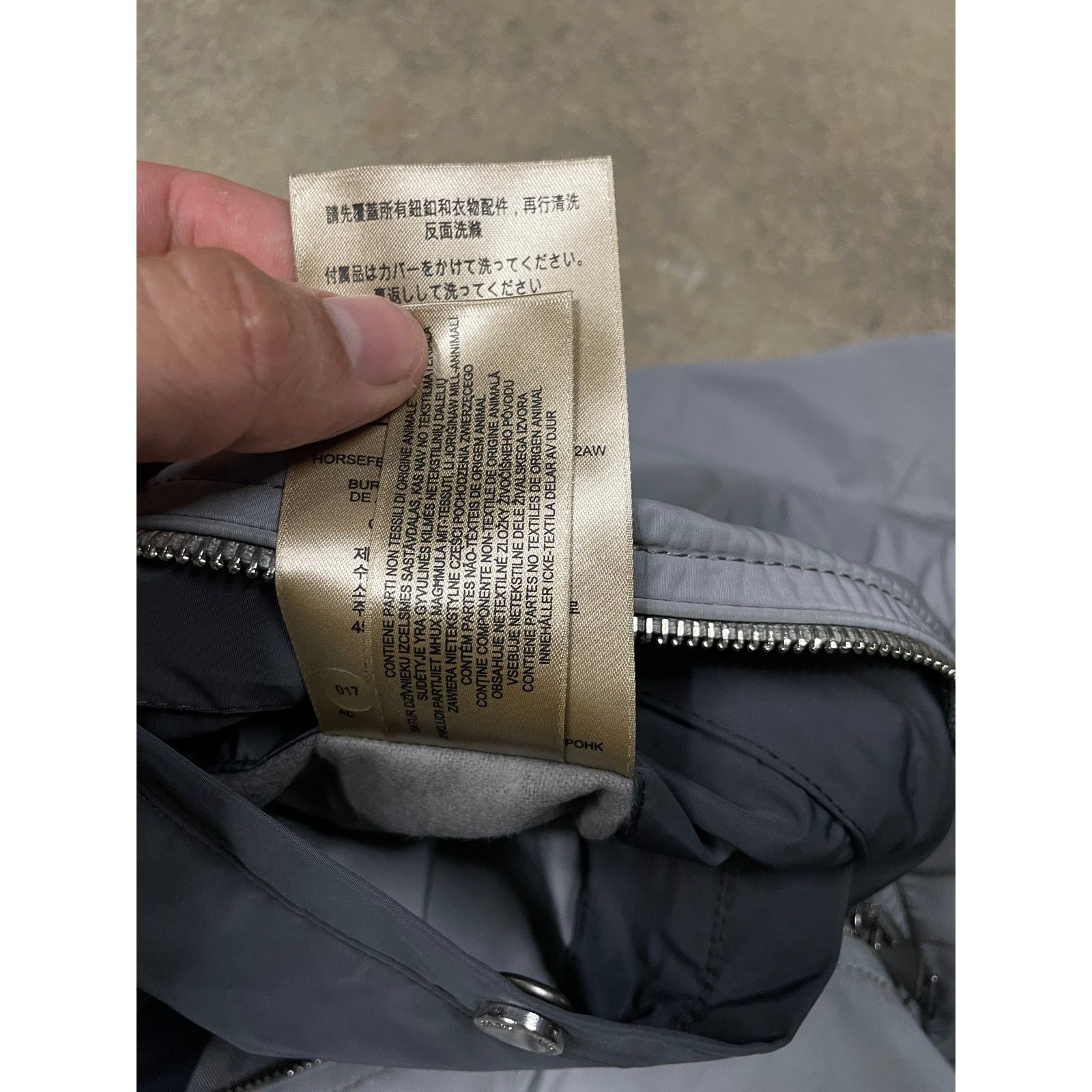 Burberry Burberry Windbreaker Grey 52 Used Size US L / EU 52-54 / 3 - 7 Thumbnail