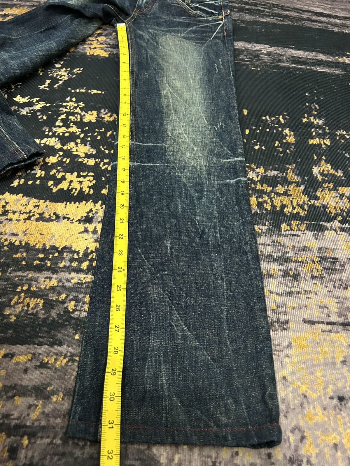 Tornado Mart Riobera Whiskered Studed Pocket Back Jeans Size US 30 / EU 46 - 24 Thumbnail
