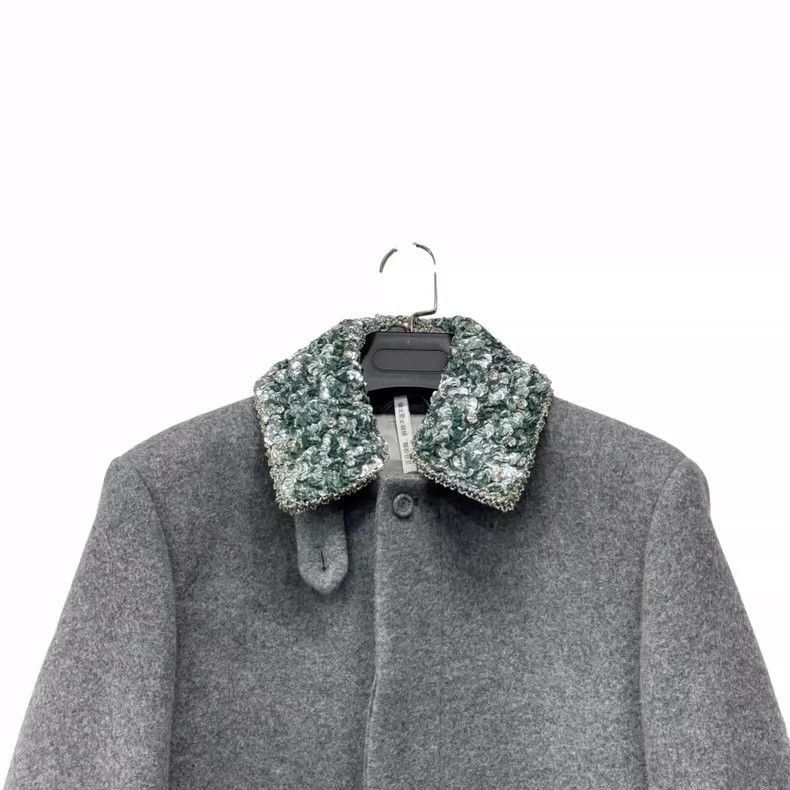 Dior Dior Long Coat with Sequin Collar-2505 Size US L / EU 52-54 / 3 - 4 Thumbnail