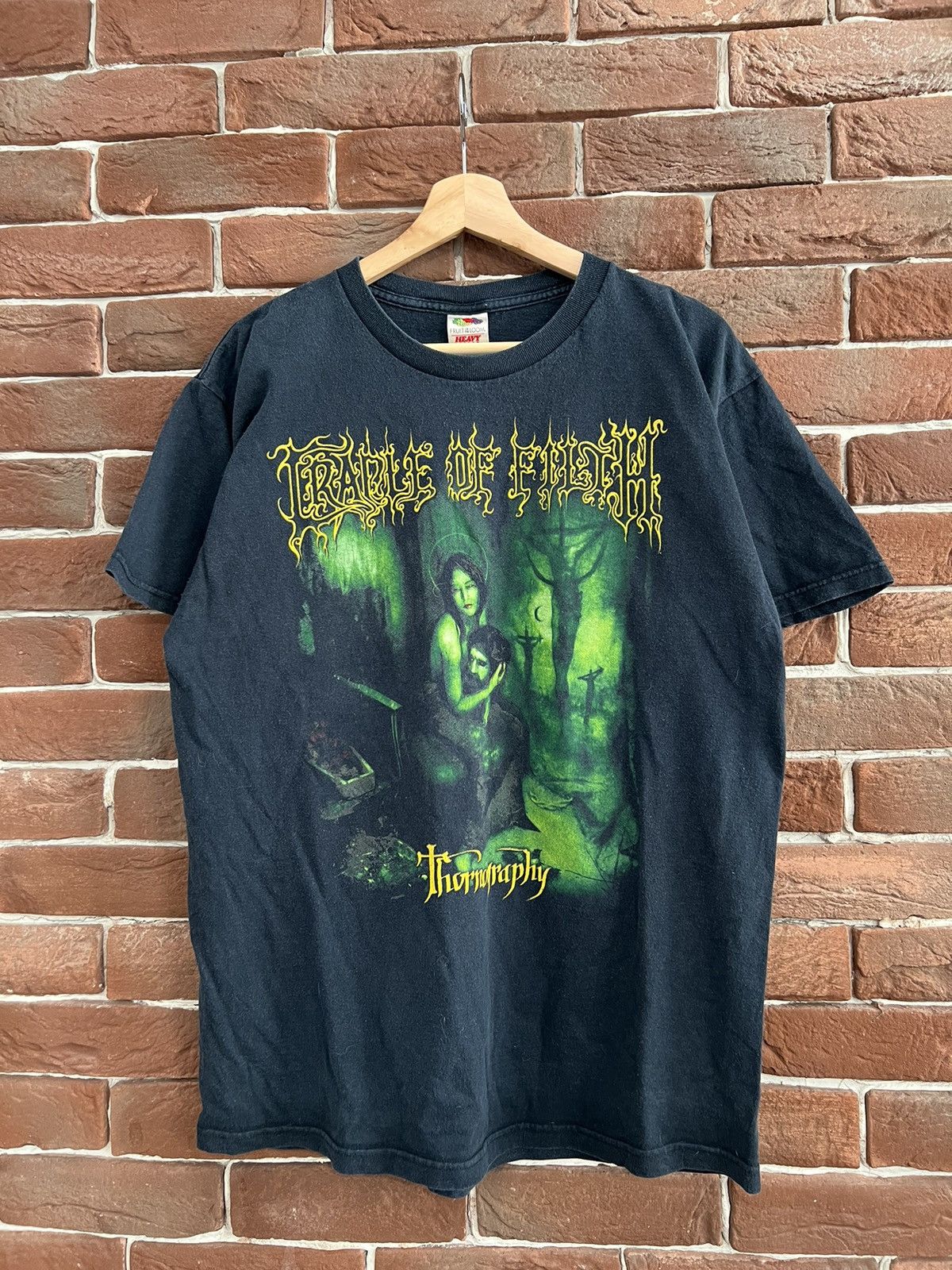 Band Tees Rare Vintage 00s Cradle Of Filth Thornography Metal Tshirt L Size US L / EU 52-54 / 3 - 1 Thumbnail