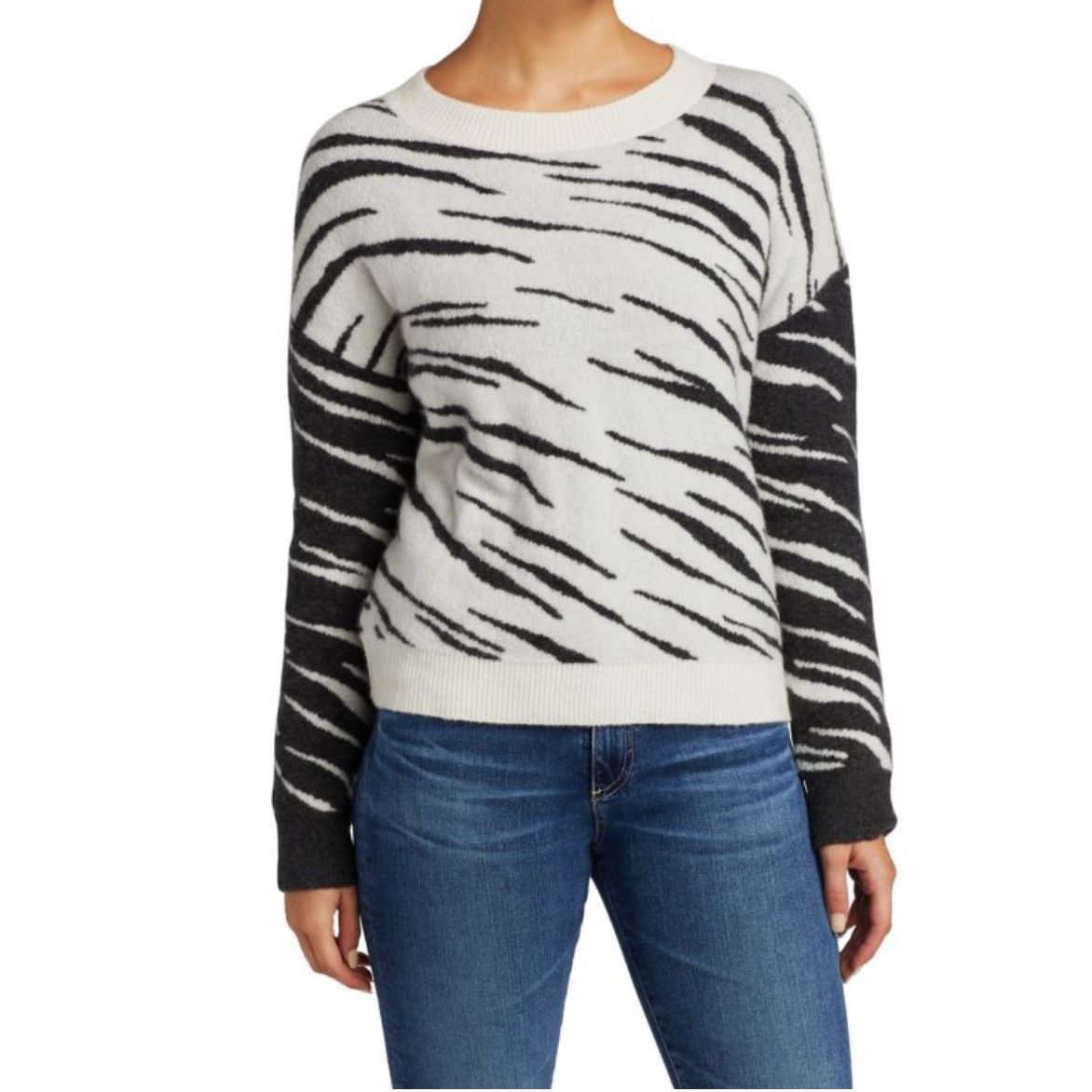 Rails Rails Lana Mixed Abstract Tiger Wool Cashmere Blend Sweater Size S Size S / US 4 / IT 40 - 1 Thumbnail