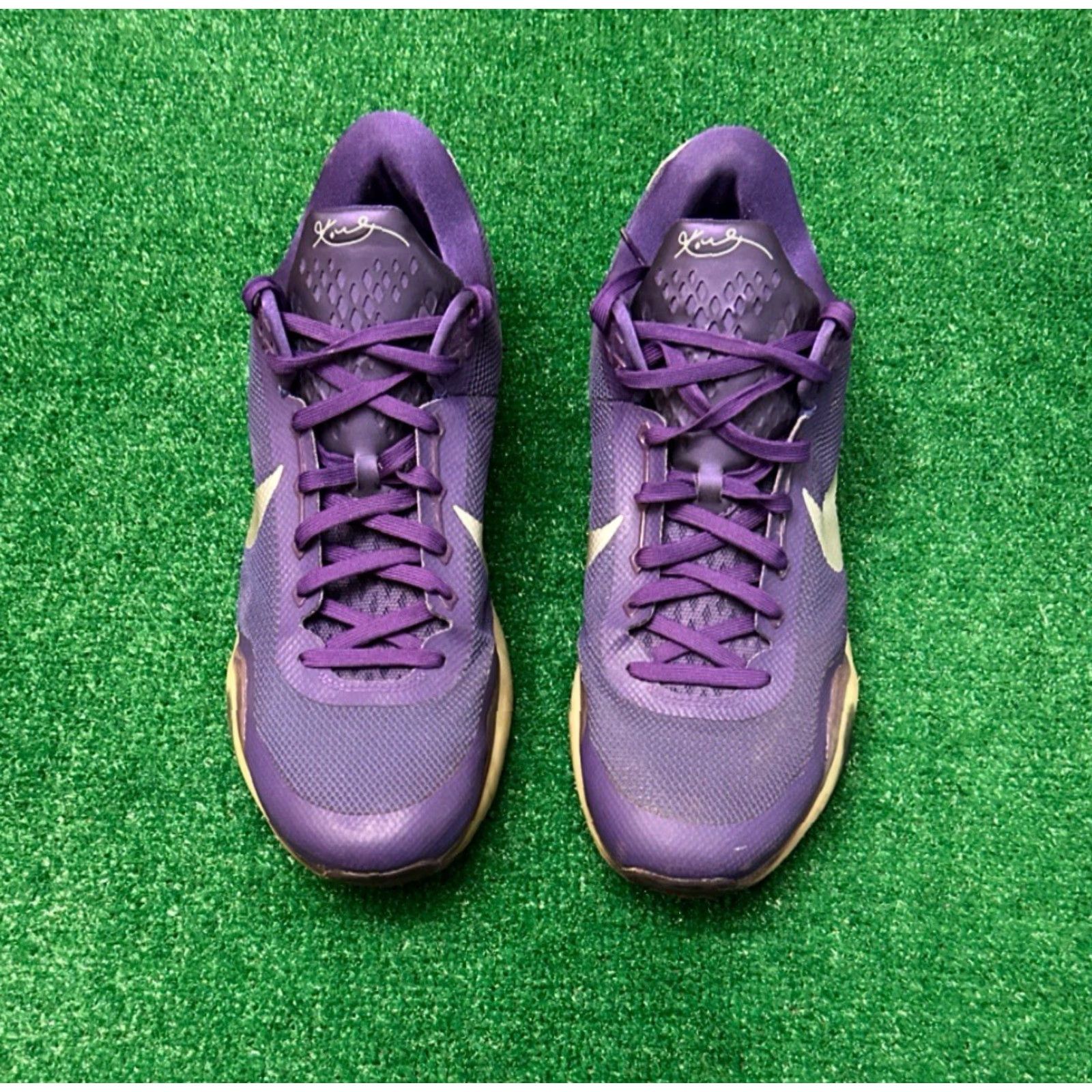 Nike VINTAGE Nike Kobe 10 TB Court Purple Moonwalker Mens Size 16 Purple 813030-501 Size US 15 / EU 48 - 3 Thumbnail