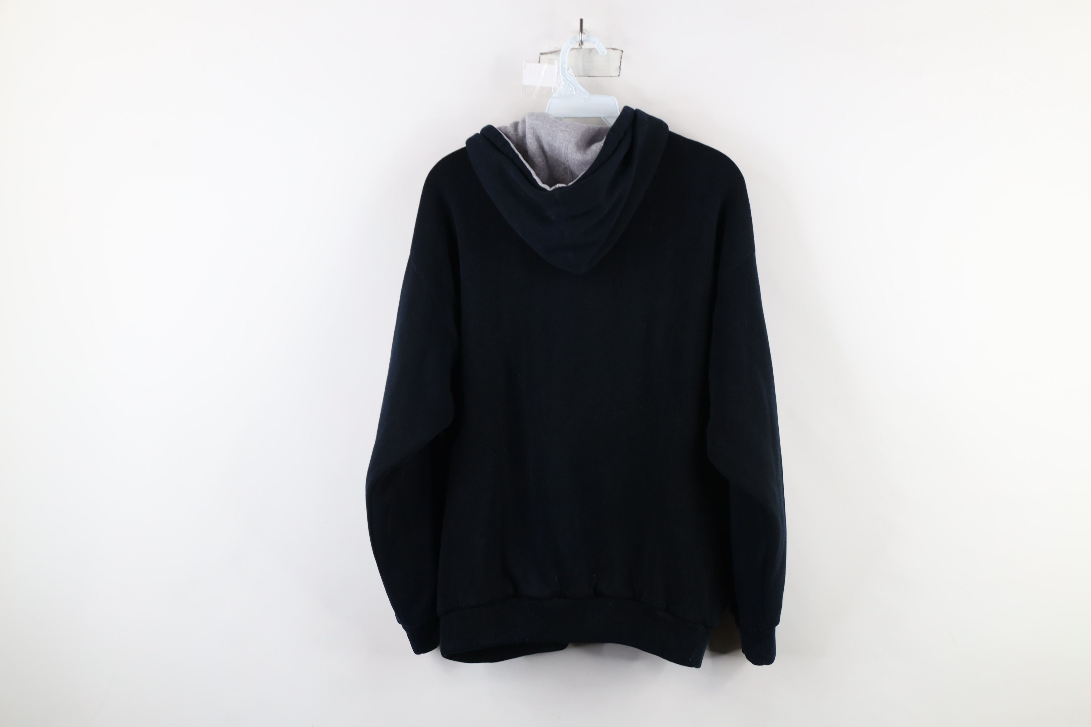 Vintage Vintage 90s Streetwear Wall Blank Henley Hoodie Sweatshirt Size US M / EU 48-50 / 2 - 12 Thumbnail