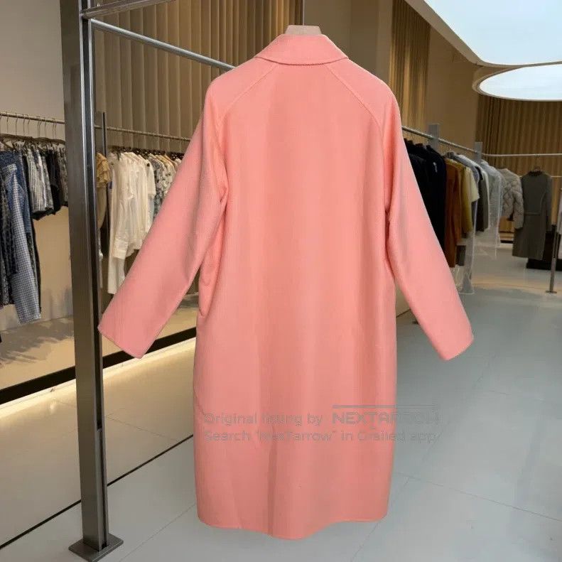 Hermes Hermes Peach Pink Pig Nose Button Double-Sided Wear Cashme Size 4XL / US 24-26 - 2 Thumbnail