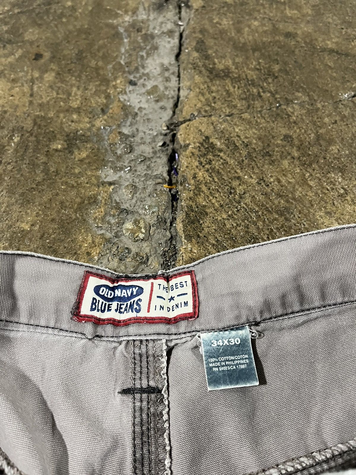 Carhartt × Old Navy × Vintage Crazy Y2K Old Navy Carpenter Shorts Carhartt Style Skater Size US 34 / EU 50 - 6 Thumbnail