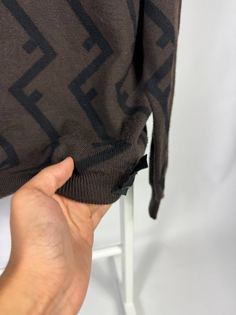 Fendi Vintage FENDI Zucca Monogram Knitwear Sweater Size US M / EU 48-50 / 2 - 3 Thumbnail