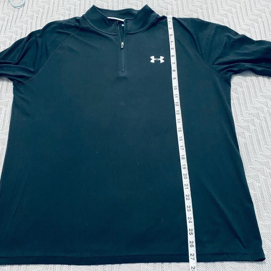 Under Armour Under Armour black quarter zip loose heatgear pullover Size US XL / EU 56 / 4 - 6 Thumbnail
