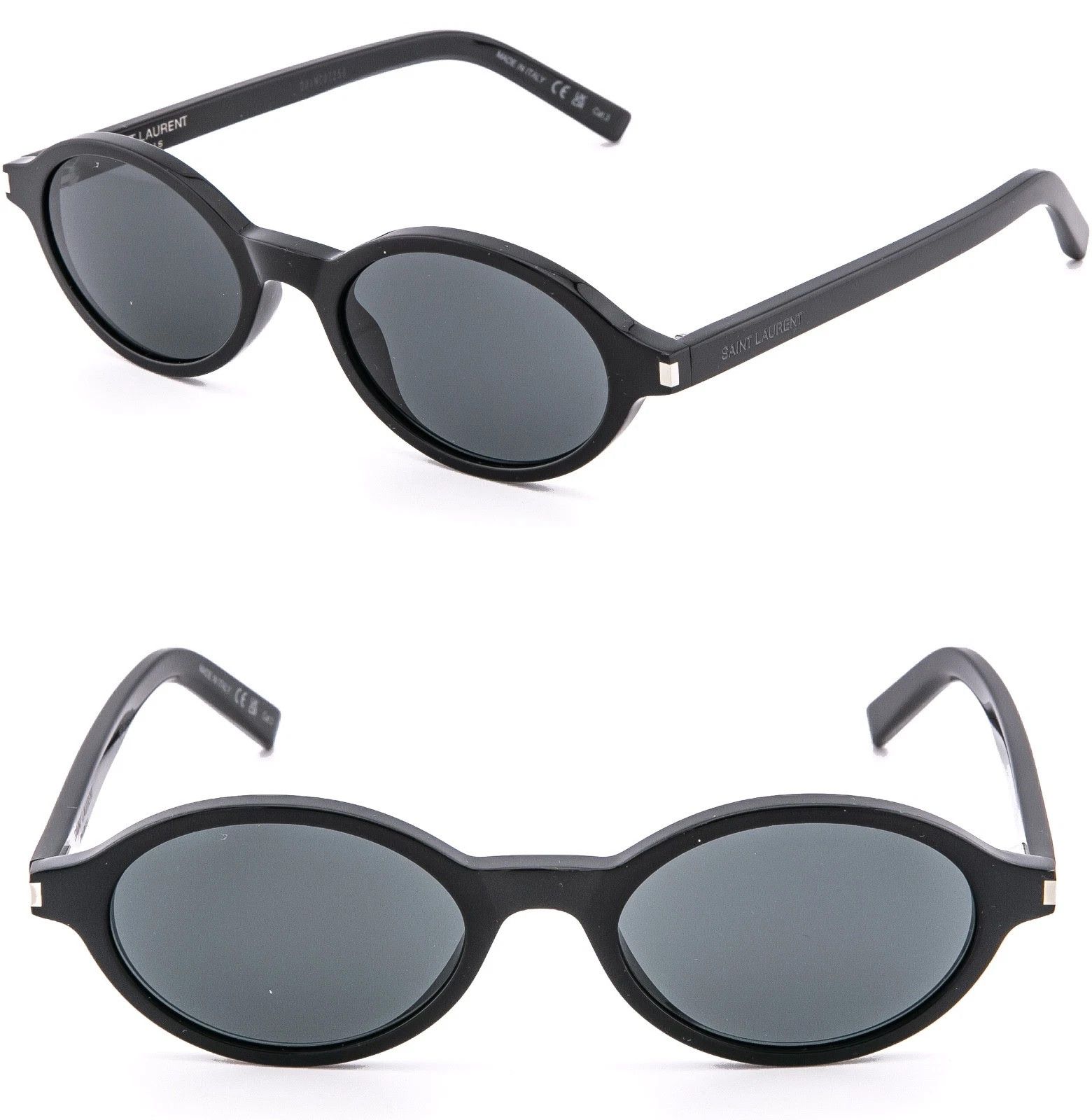 Saint Laurent Paris SAINT LAURENT JEANNE SL 751 SL751 Black Narrow Slim 001 Size ONE SIZE - 1 Thumbnail
