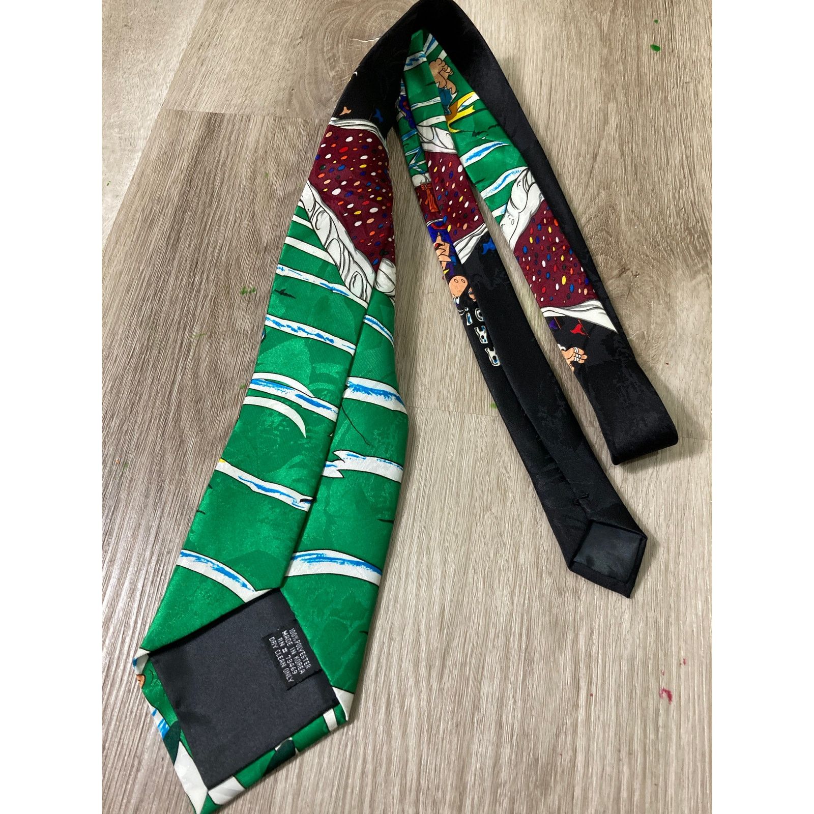 Vintage Vintage Hanna Barbera Fred Flintstone Sports Men's Tie Size ONE SIZE - 8 Thumbnail