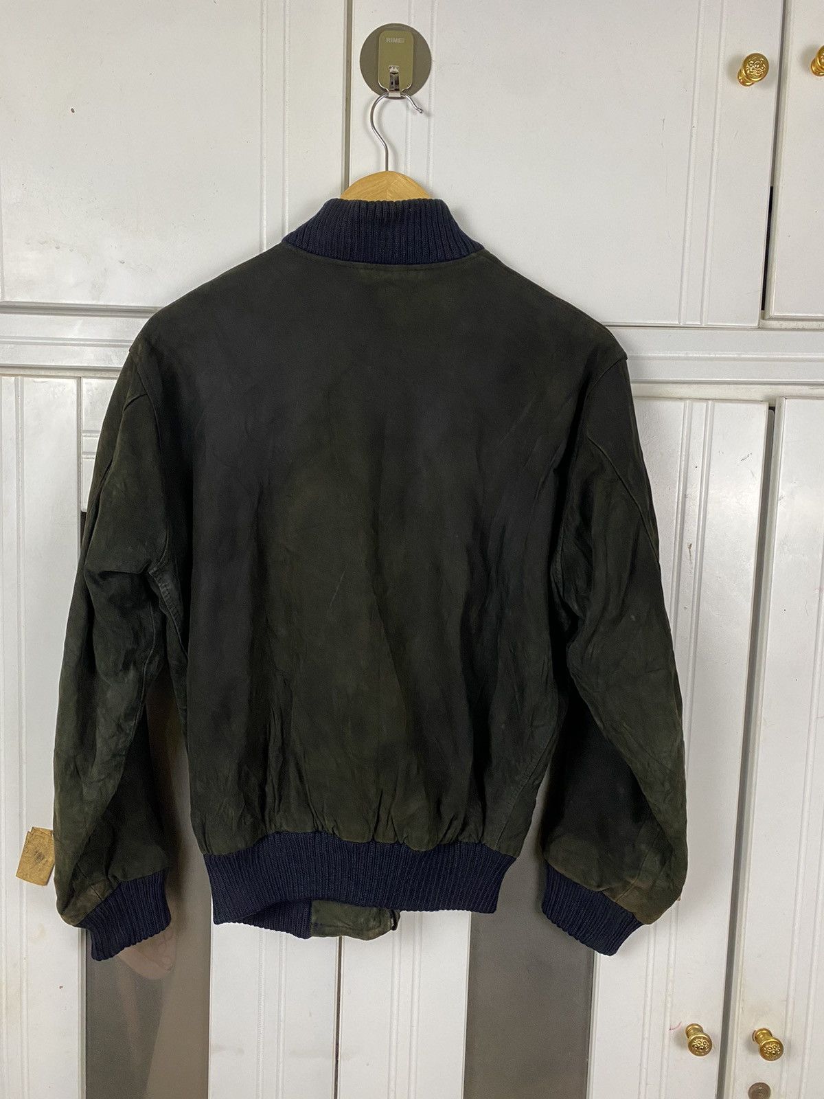Vintage Vintage Suede Bomber Jacket Size US M / EU 48-50 / 2 - 2 Thumbnail