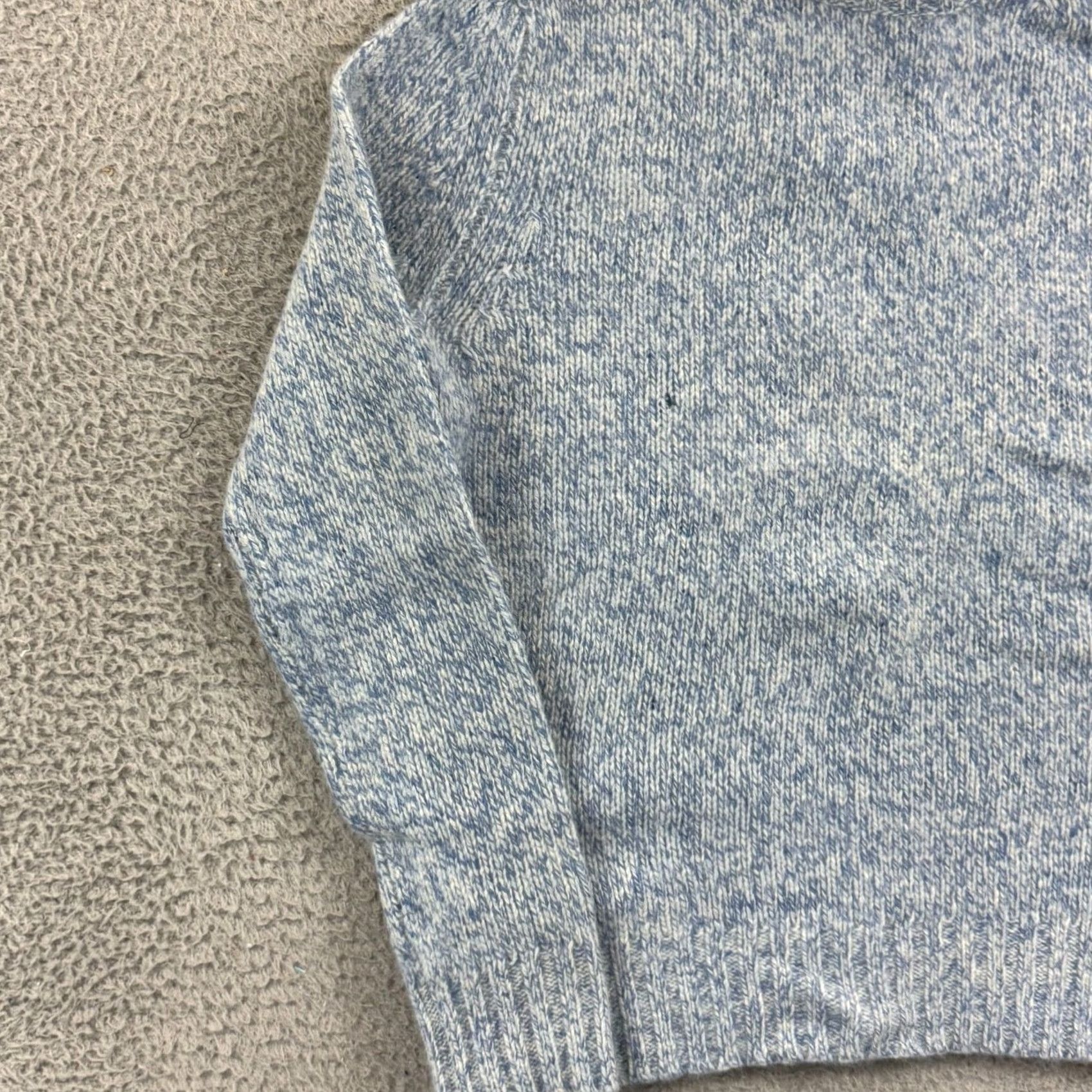 Vintage The Limited Sweater Women Small Blue Turtleneck Wool Long Sleeve Knit Angora NWT Size S / US 4 / IT 40 - 5 Thumbnail